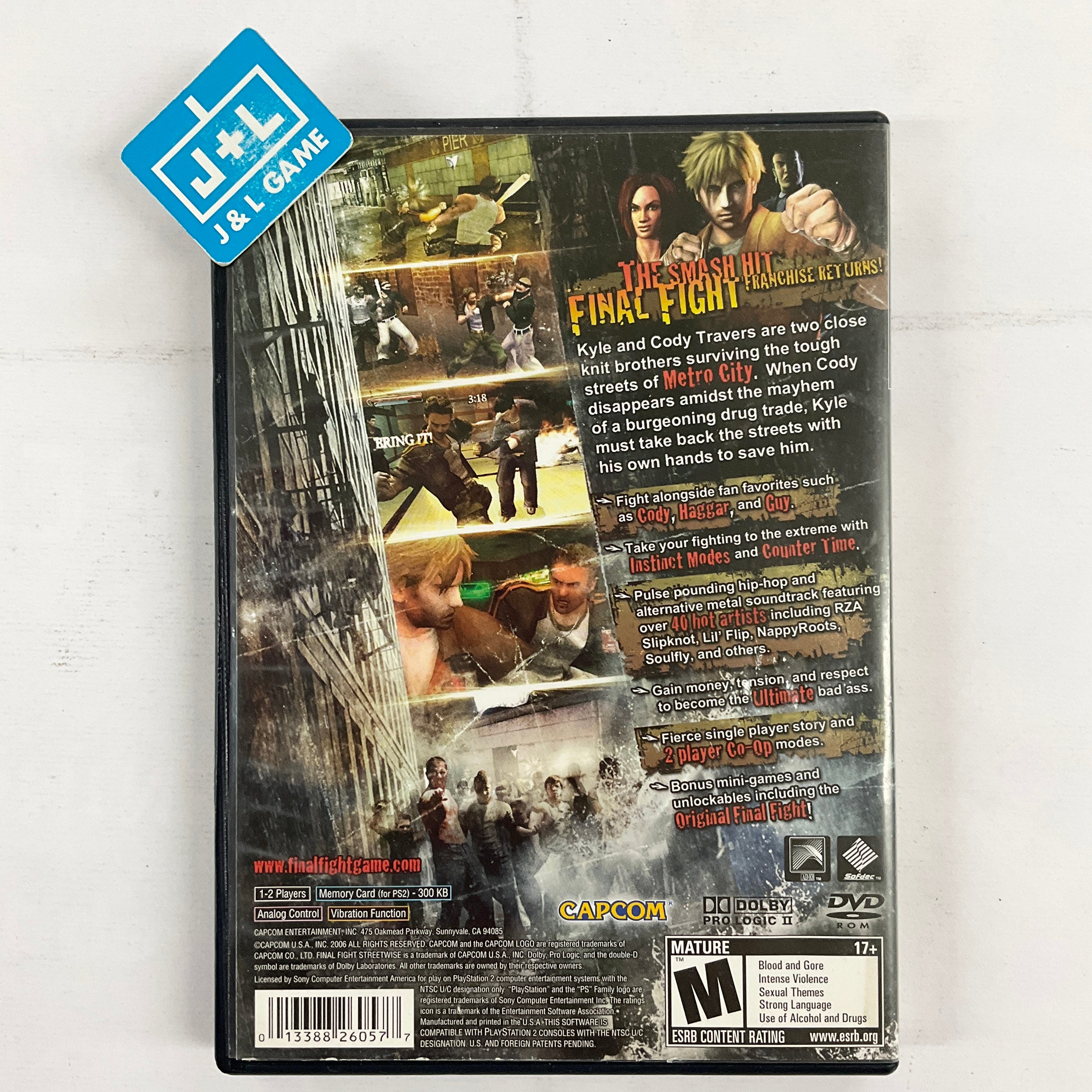 Final Fight: Streetwise - (PS2) PlayStation 2 [Pre-Owned] Video Games Capcom   