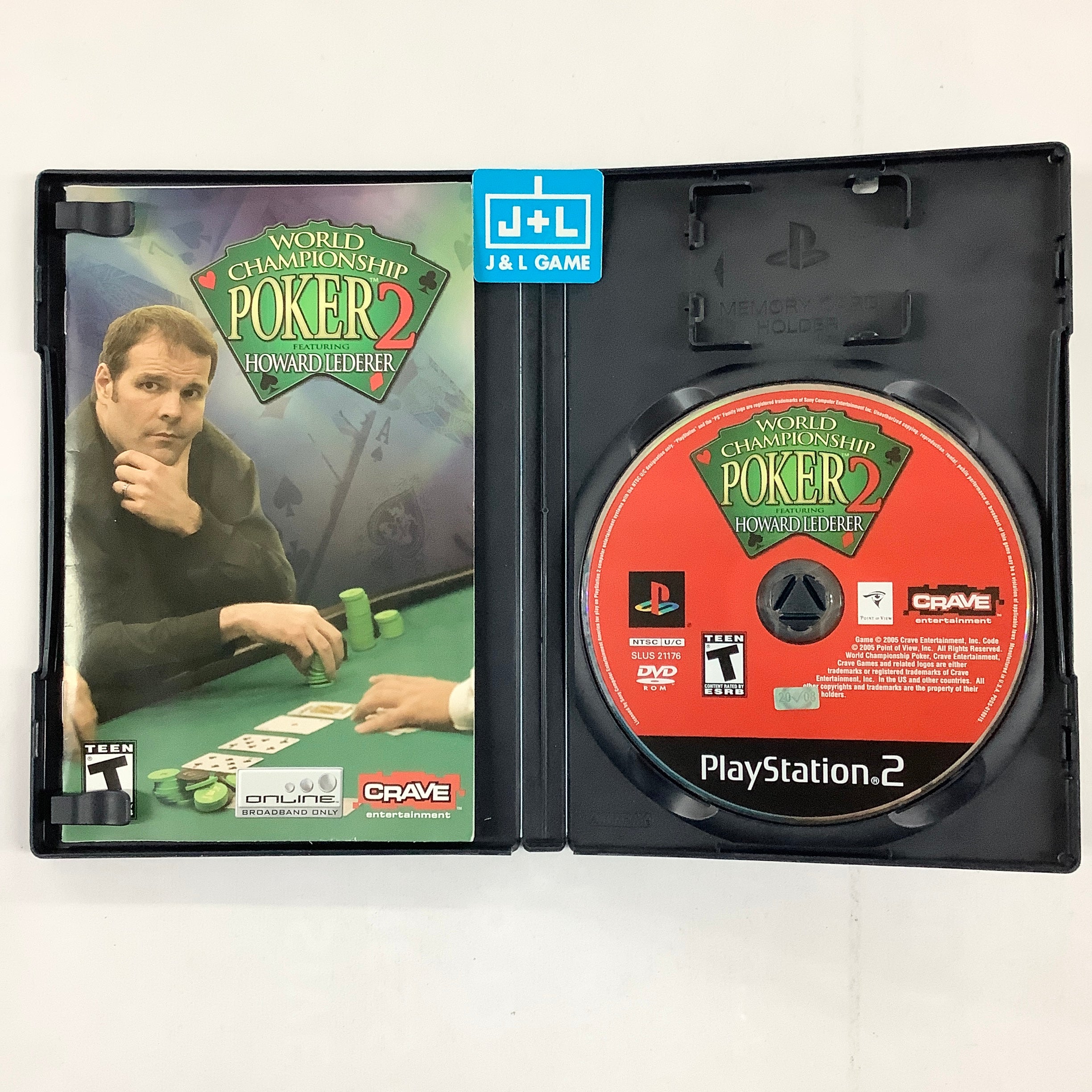 World Championship Poker 2: Featuring Howard Lederer - (PS2) PlayStation 2 [Pre-Owned] Video Games Crave   