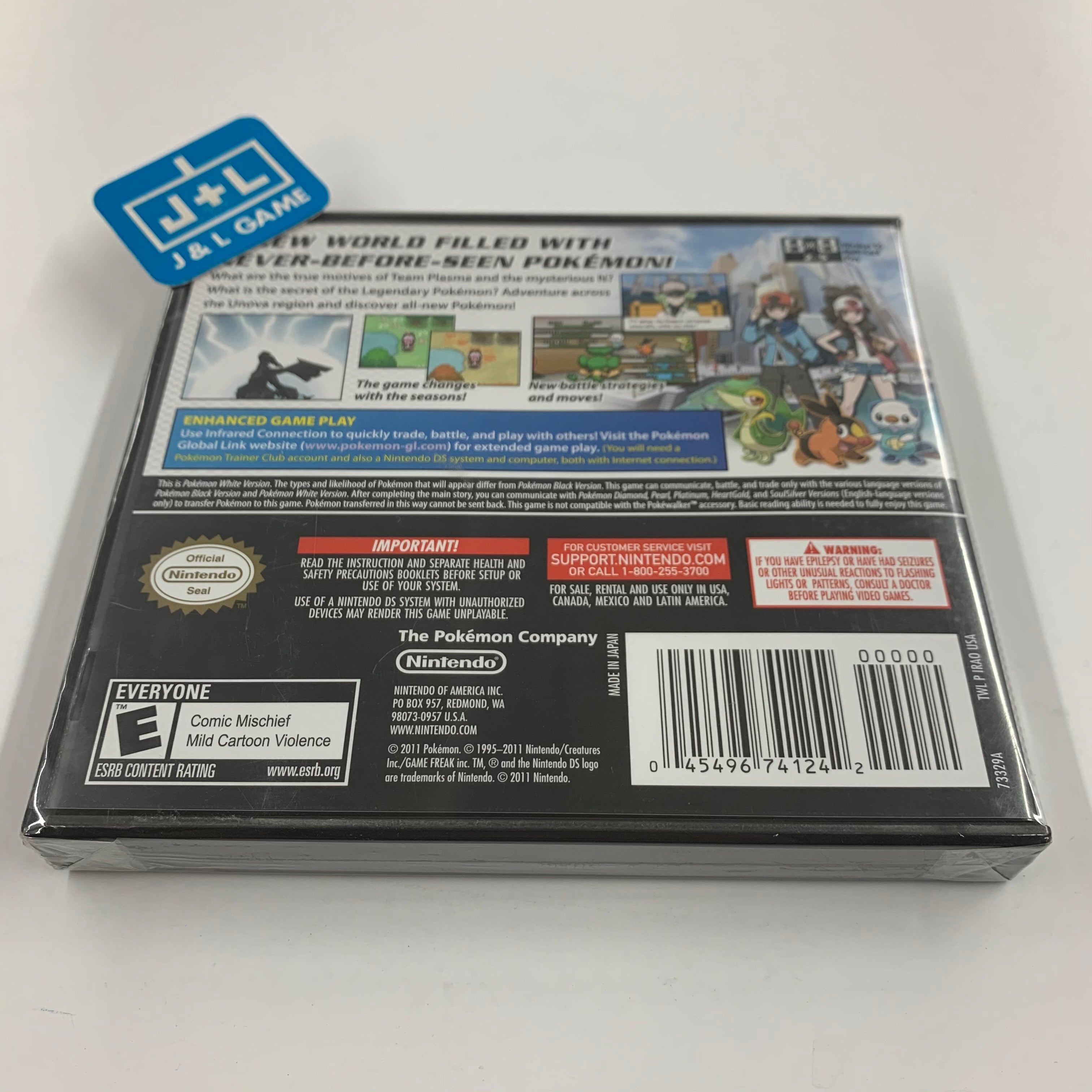 Pokemon White Version - (NDS) Nintendo DS Video Games Nintendo   