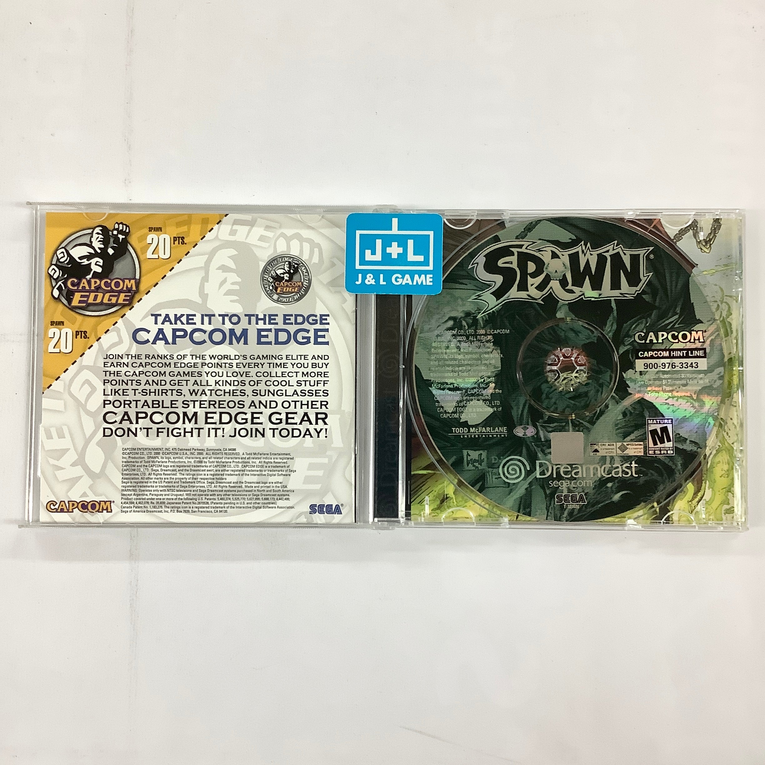 Spawn: In the Demon's Hand - (DC) SEGA Dreamcast [Pre-Owned] Video Games Capcom   
