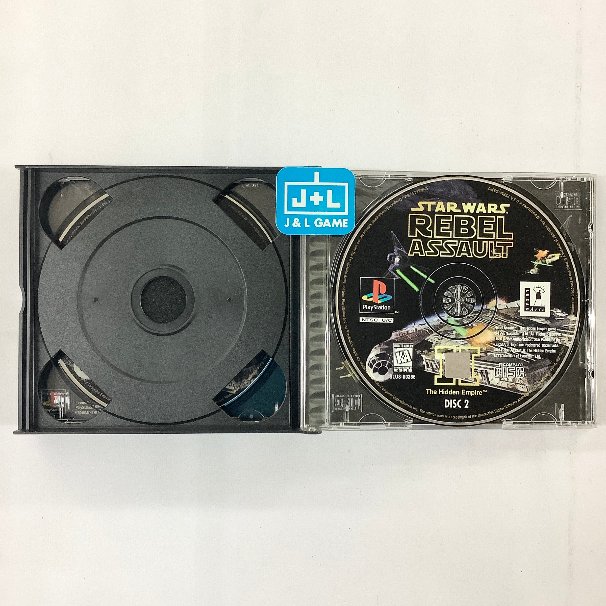 Star Wars: Rebel Assault II - The Hidden Empire - (PS1) PlayStation 1 [Pre-Owned] Video Games LucasArts   