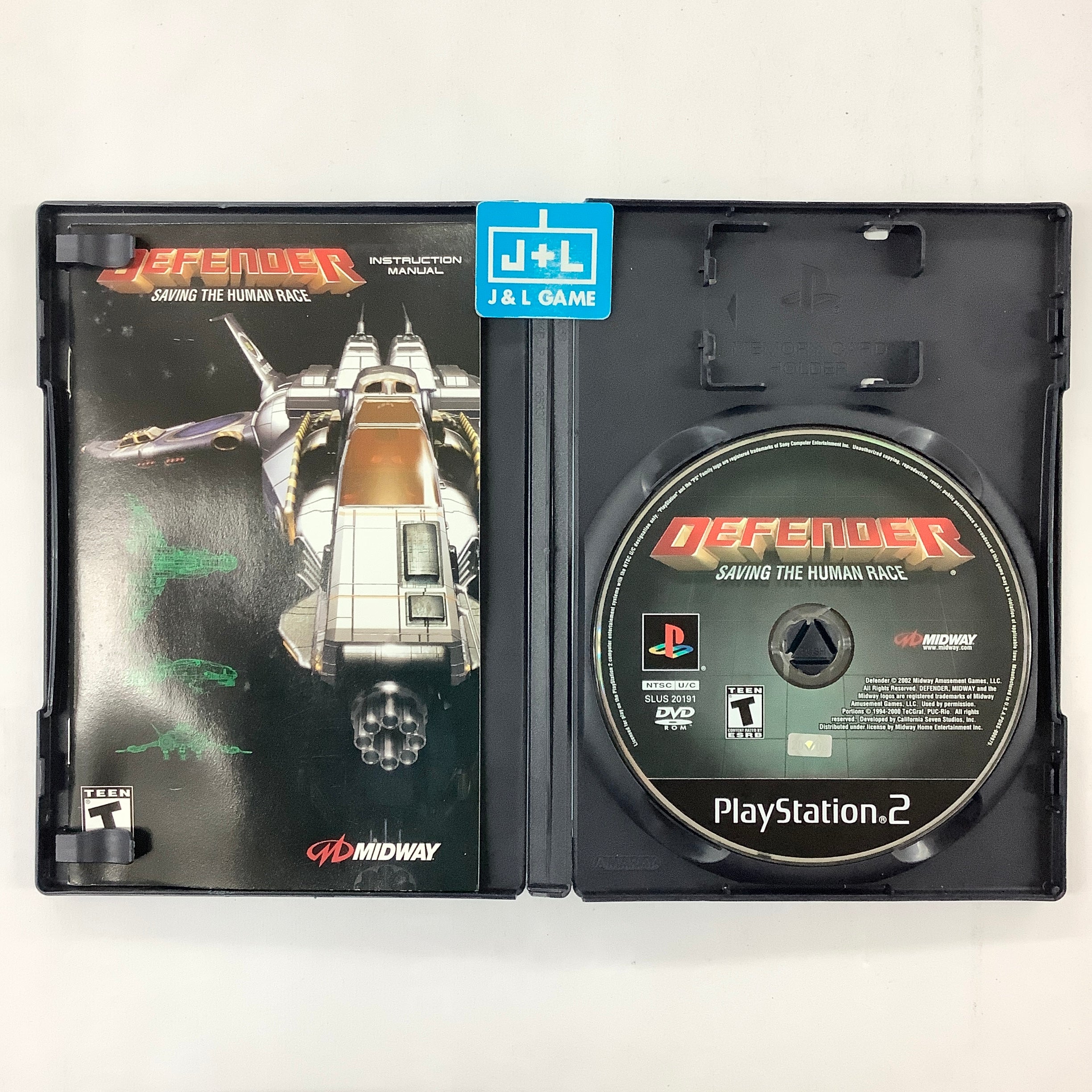 Defender - (PS2) PlayStation 2 [Pre-Owned] | J&L Game