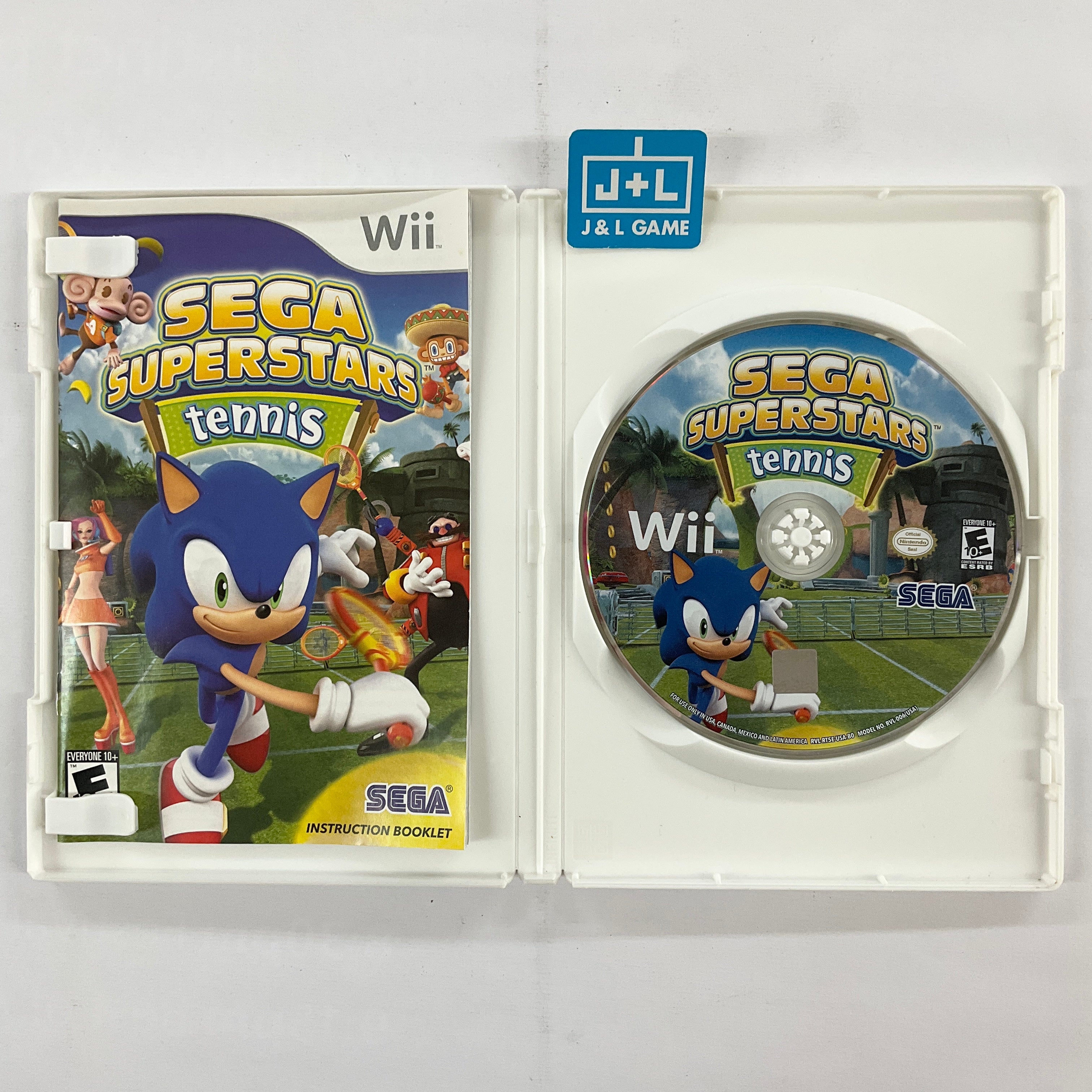 Sega Superstars Tennis - Nintendo Wii [Pre-Owned] Video Games Sega   