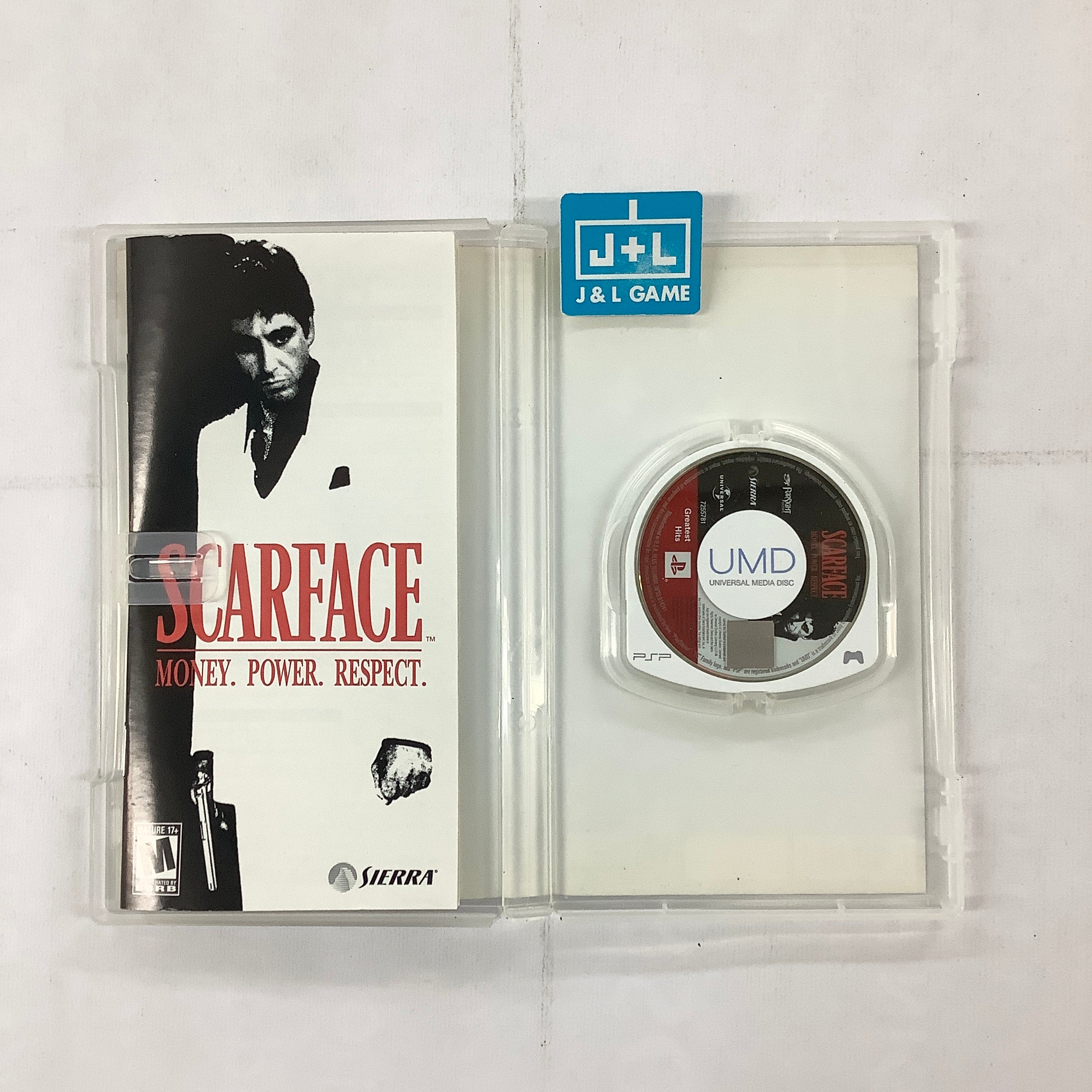 Scarface: Money. Power. Respect. (Greatest Hits) - Sony PSP [Pre-Owned] Video Games Sierra Entertainment   