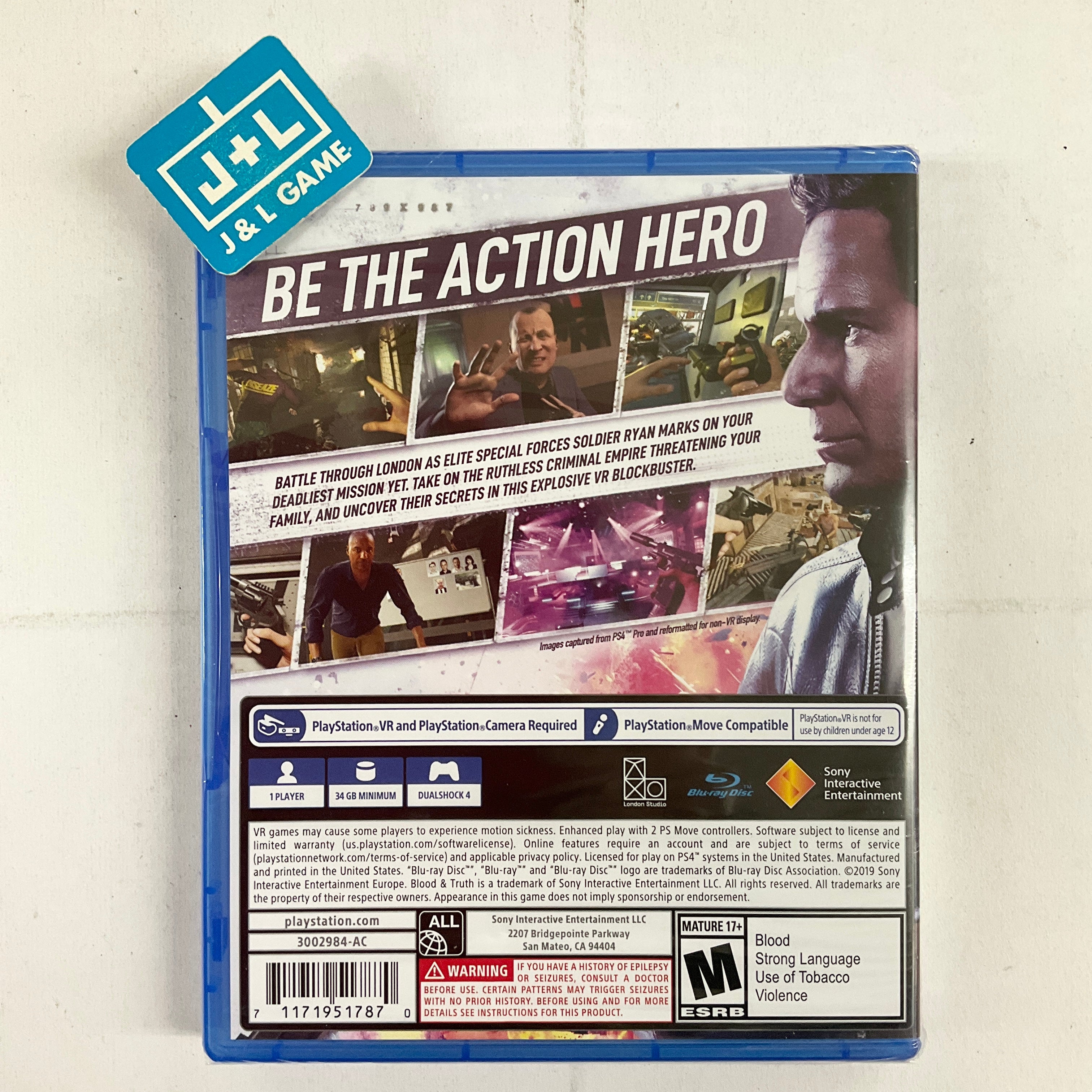 Blood & Truth (PlayStation VR) - (PS4) PlayStation 4 Video Games Sony Interactive Entertainment   