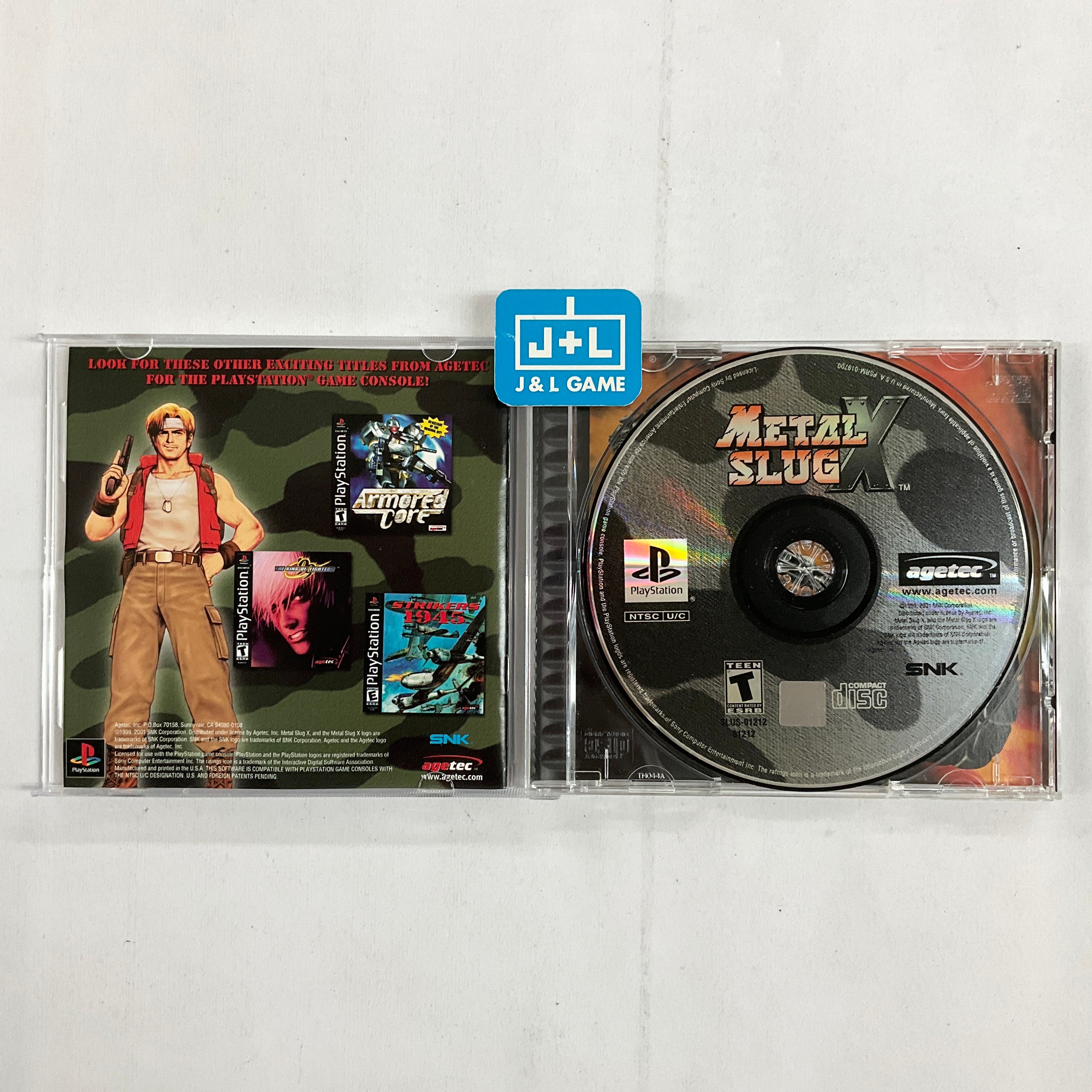 Metal Slug X - (PS1) PlayStation 1 [Pre-Owned] Video Games Agetec   