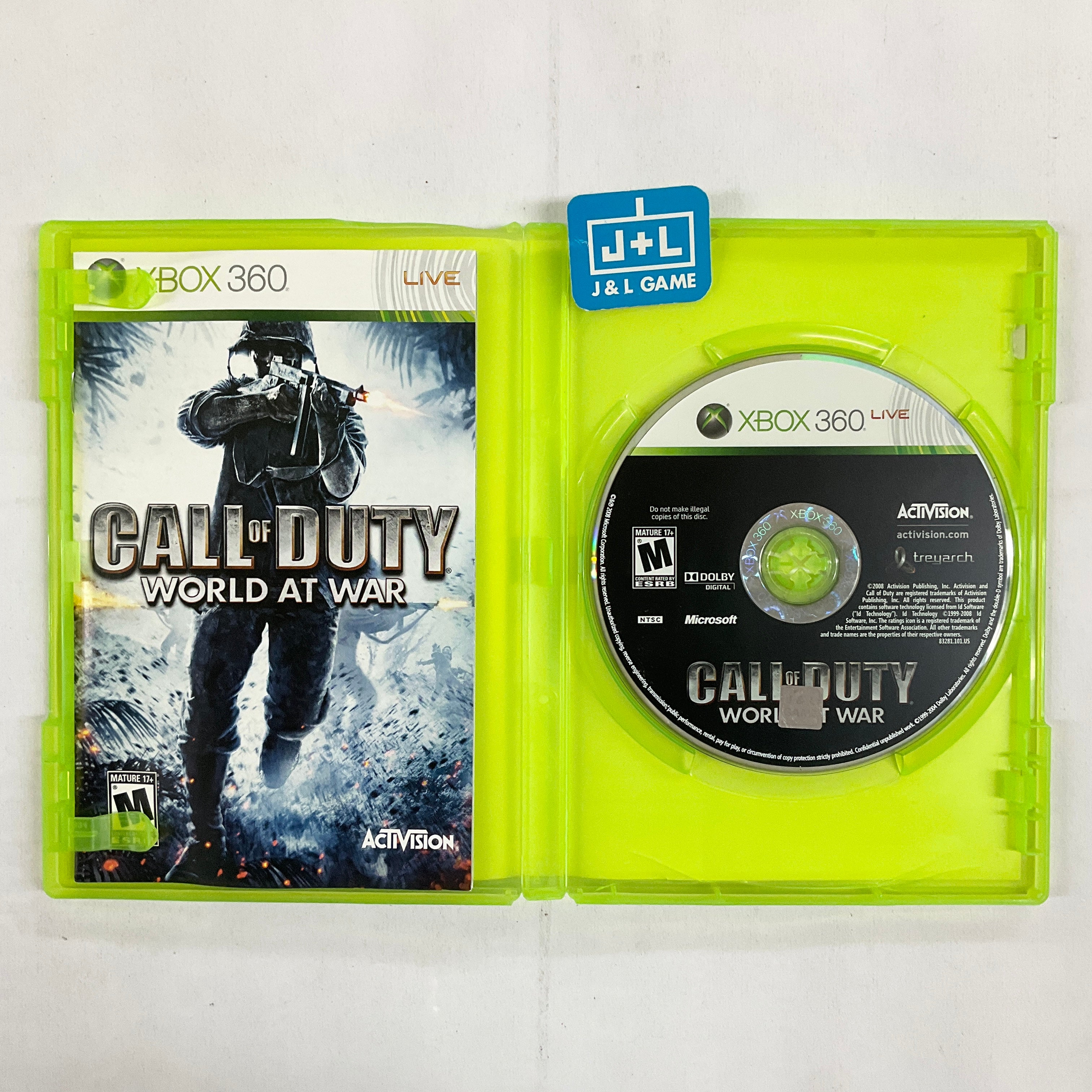 Call of Duty: World at War - Xbox 360 [Pre-Owned] Video Games ACTIVISION   