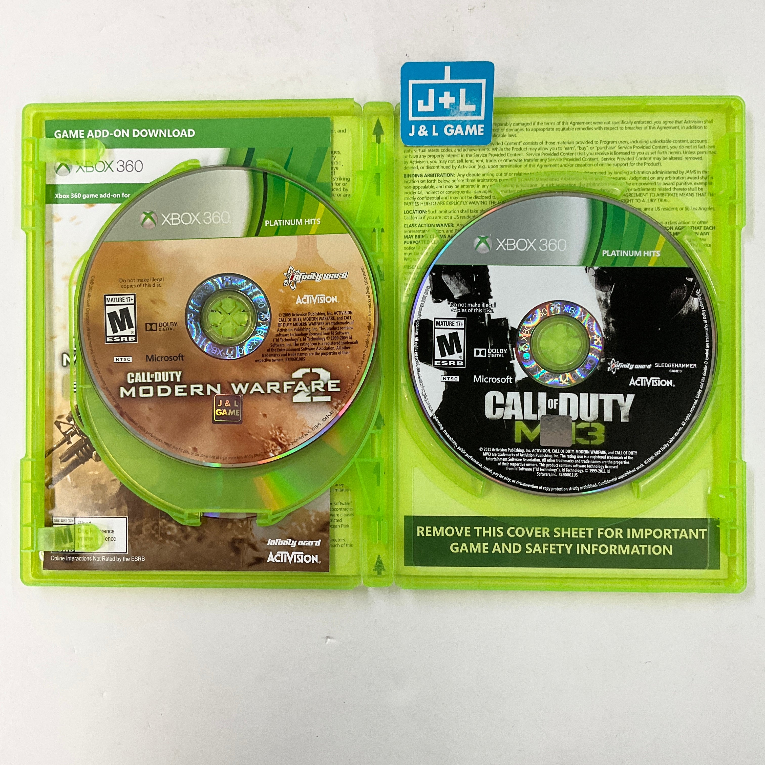 Call Of Duty: Modern Warfare Trilogy - Xbox 360 & (XB1) Xbox One [Pre-Owned] Video Games ACTIVISION   
