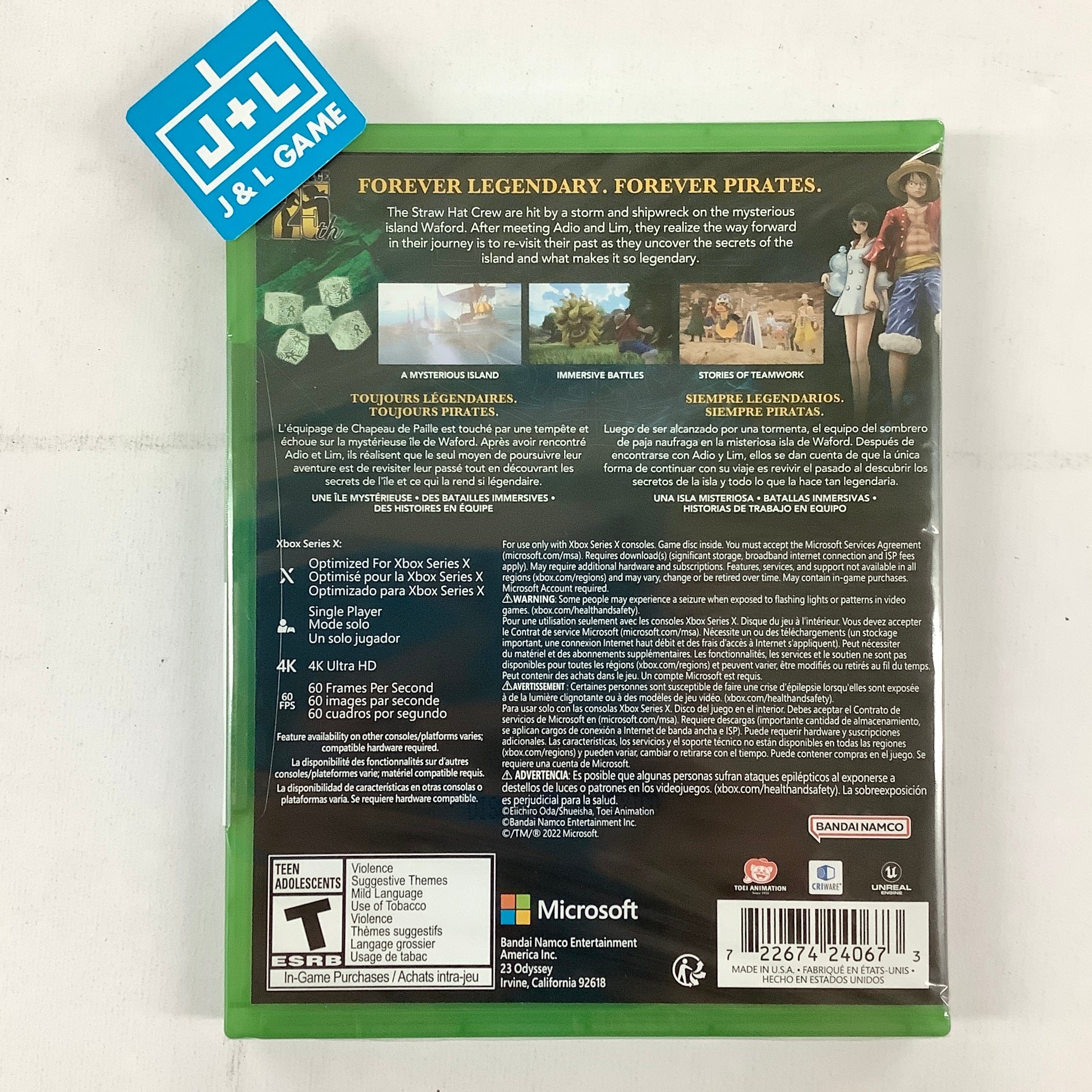 One Piece Odyssey - (XSX) Xbox Series X Video Games BANDAI NAMCO Entertainment   