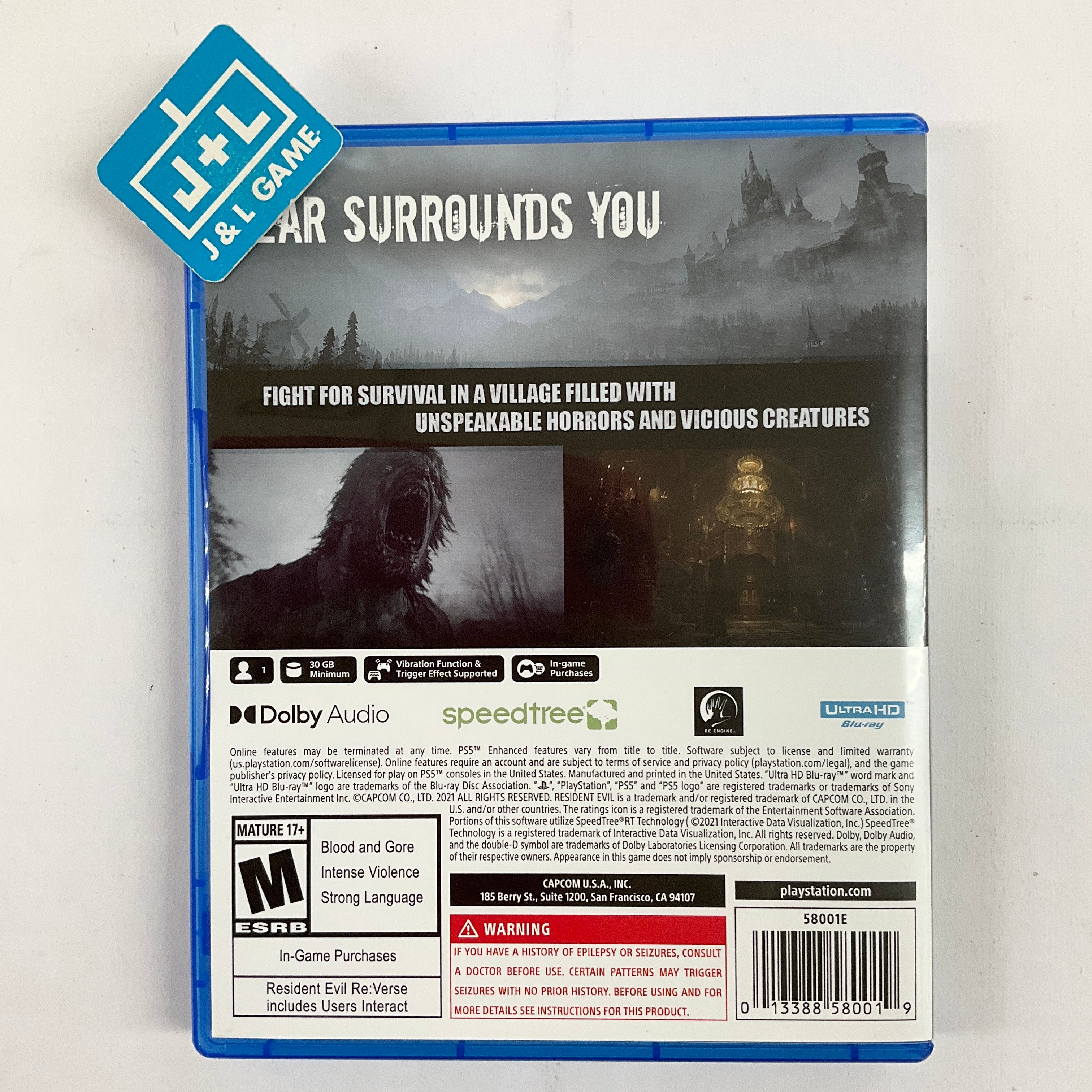 Resident Evil Village - (PS5) PlayStation 5 [Pre-Owned] Video Games Capcom   