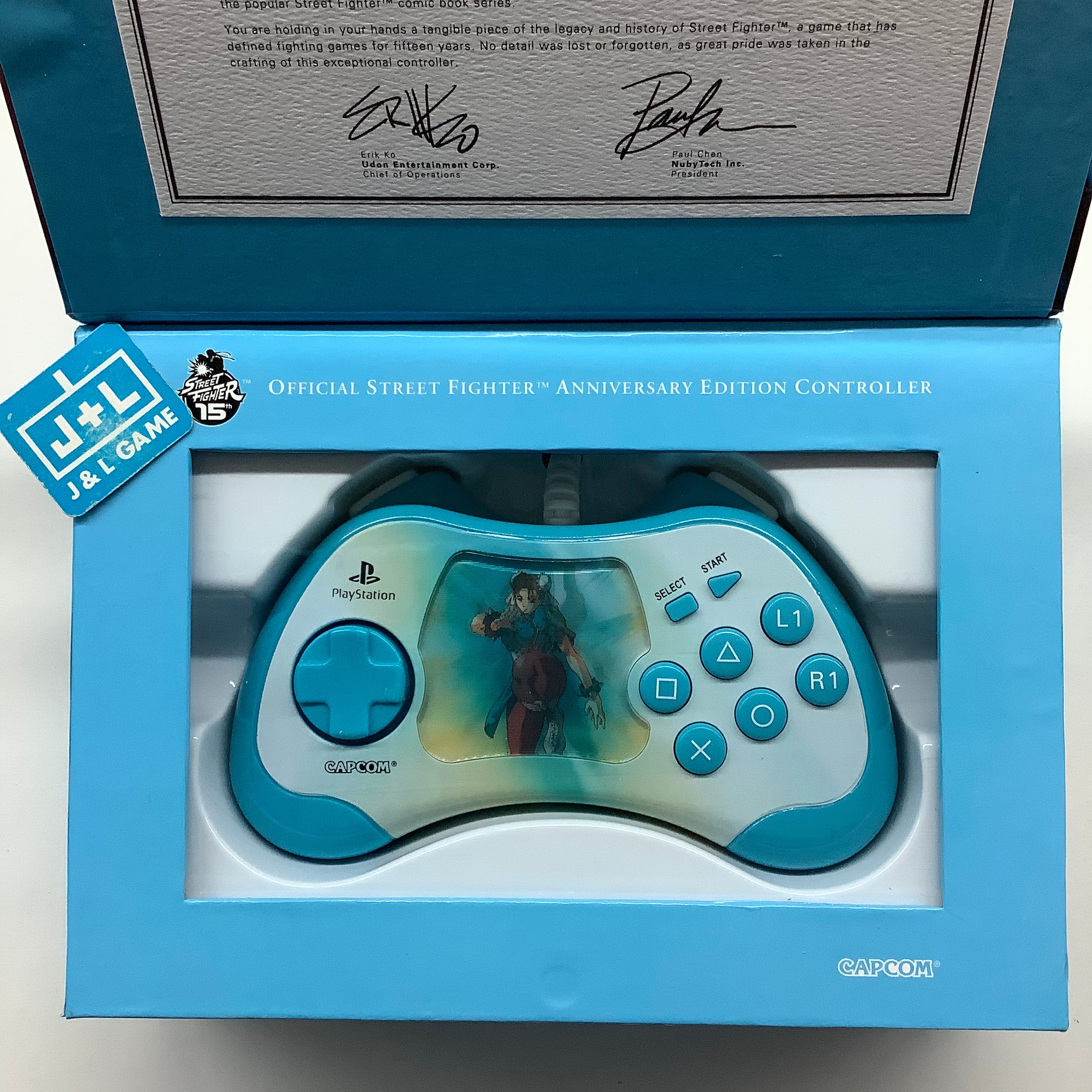 PlayStation 2 Street Fighter 15th Anniversary Edition Controller ( CHUN LI ) - (PS2) PlayStation 2 Accessories Capcom   
