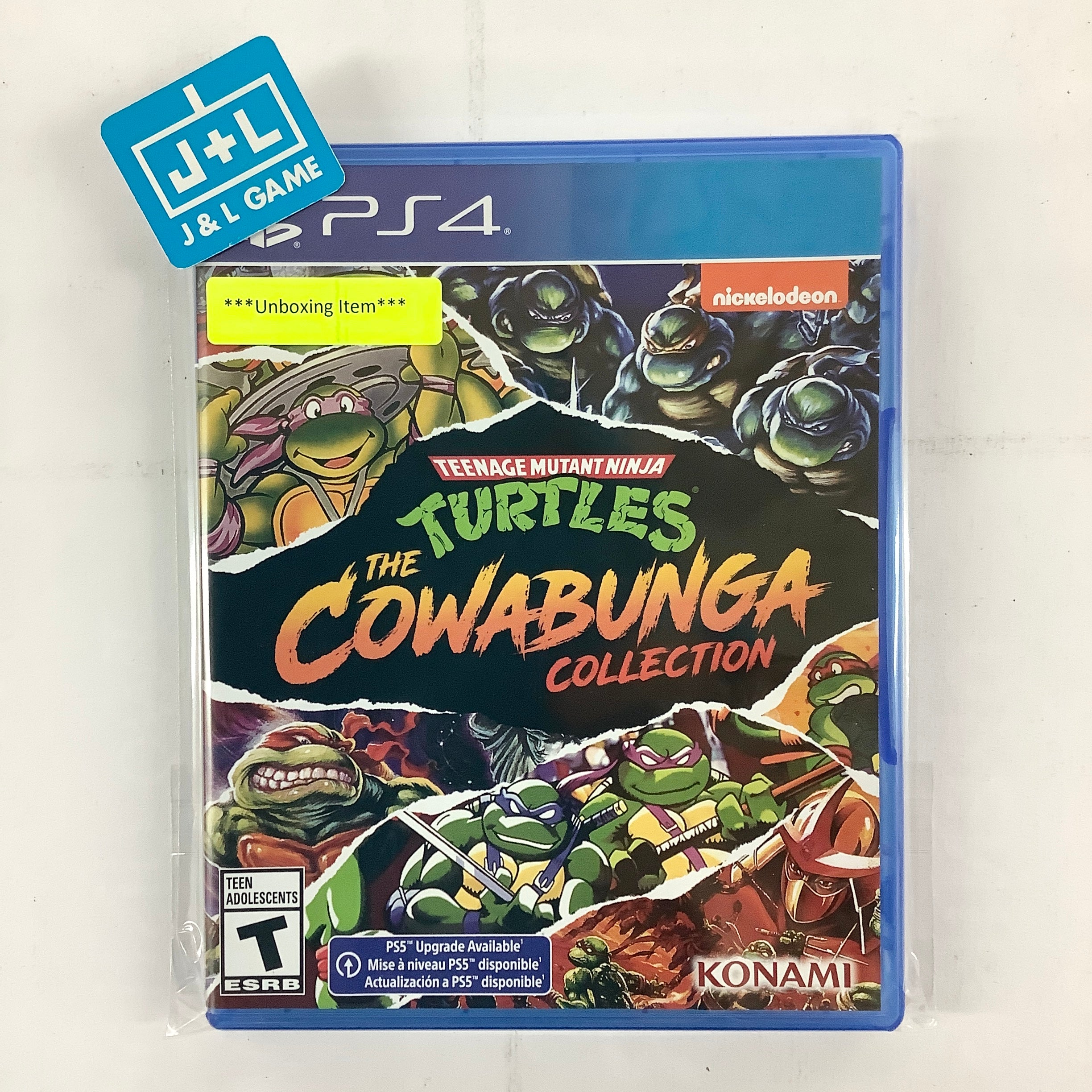 Teenage Mutant Ninja Turtles: The Cowabunga Collection - (PS4) PlayStation 4 [UNBOXING] Video Games Konami   