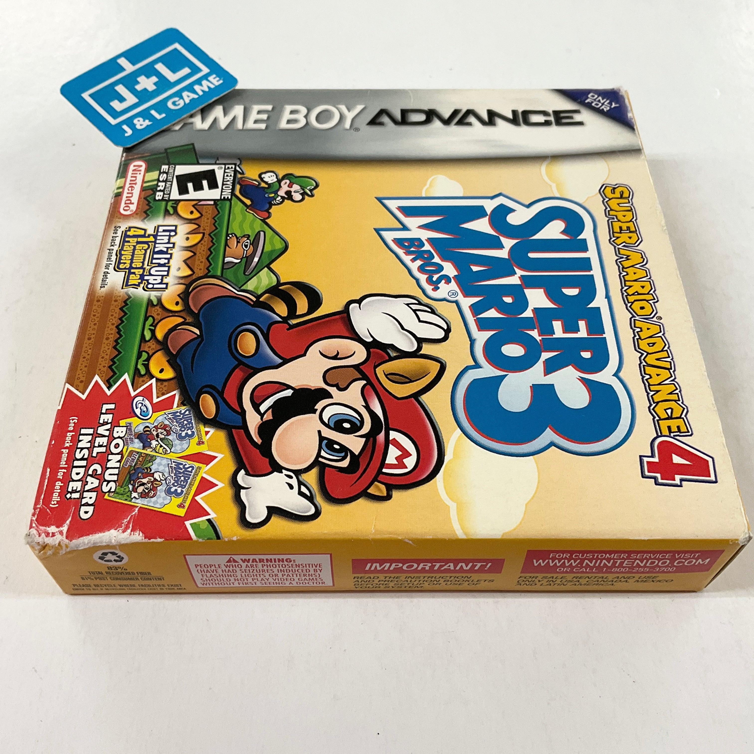 Super Mario Advance 4: Super Mario Bros. 3 - (GBA) Game Boy Advance [Pre-Owned] Video Games Nintendo   