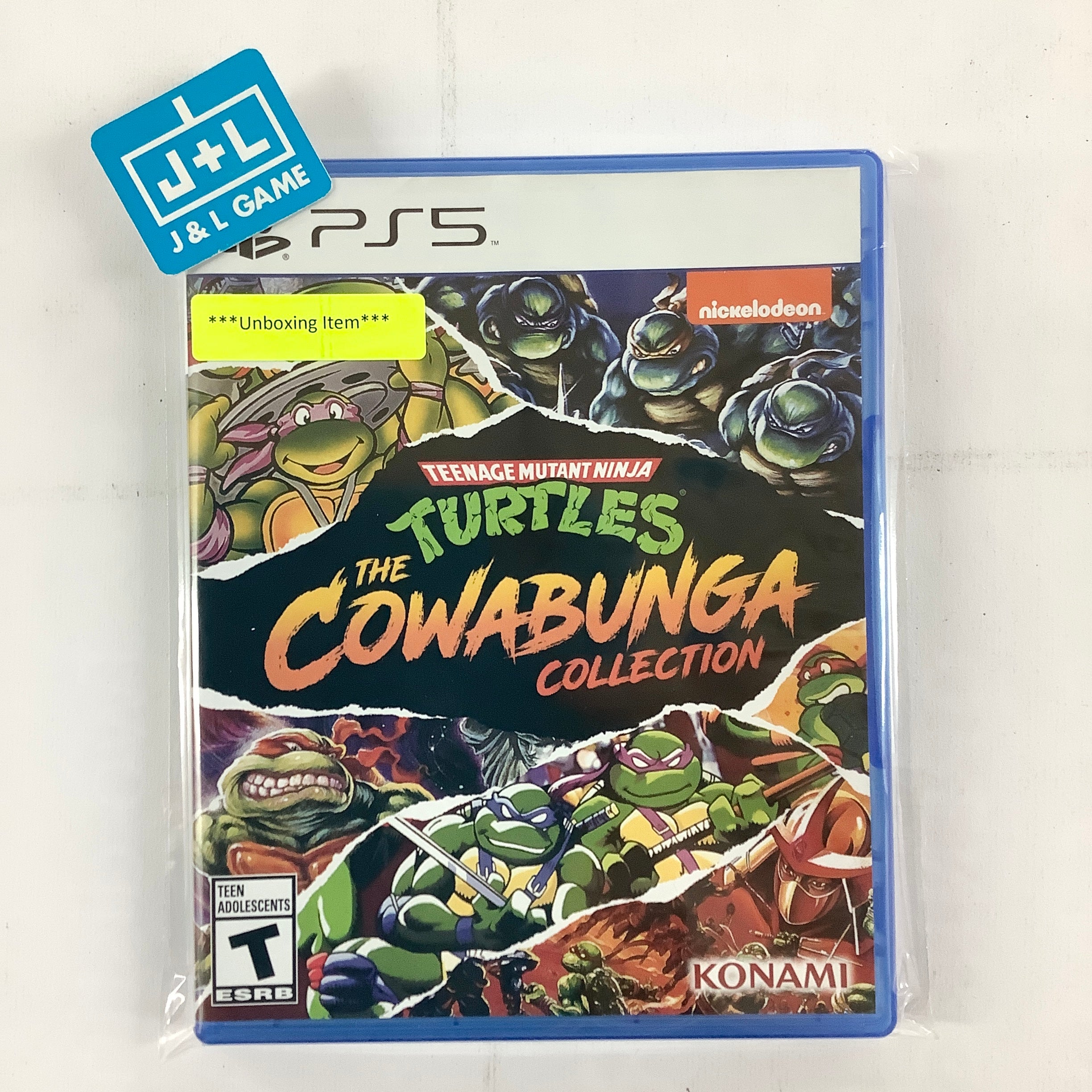 Teenage Mutant Ninja Turtles: The Cowabunga Collection - (PS5) PlayStation 5 [UNBOXING] Video Games Konami   