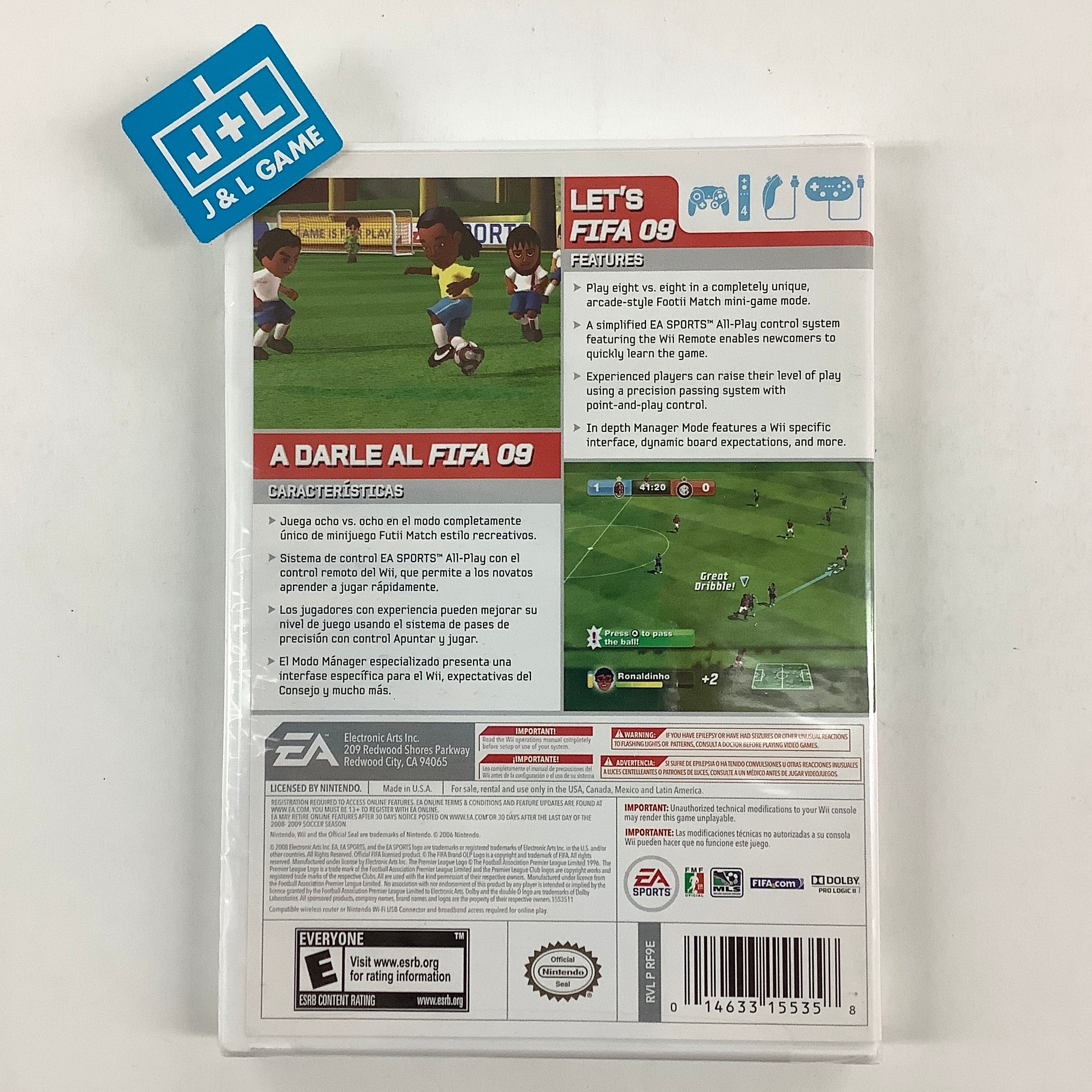 FIFA Soccer 09 All-Play - Nintendo Wii Video Games EA Sports   