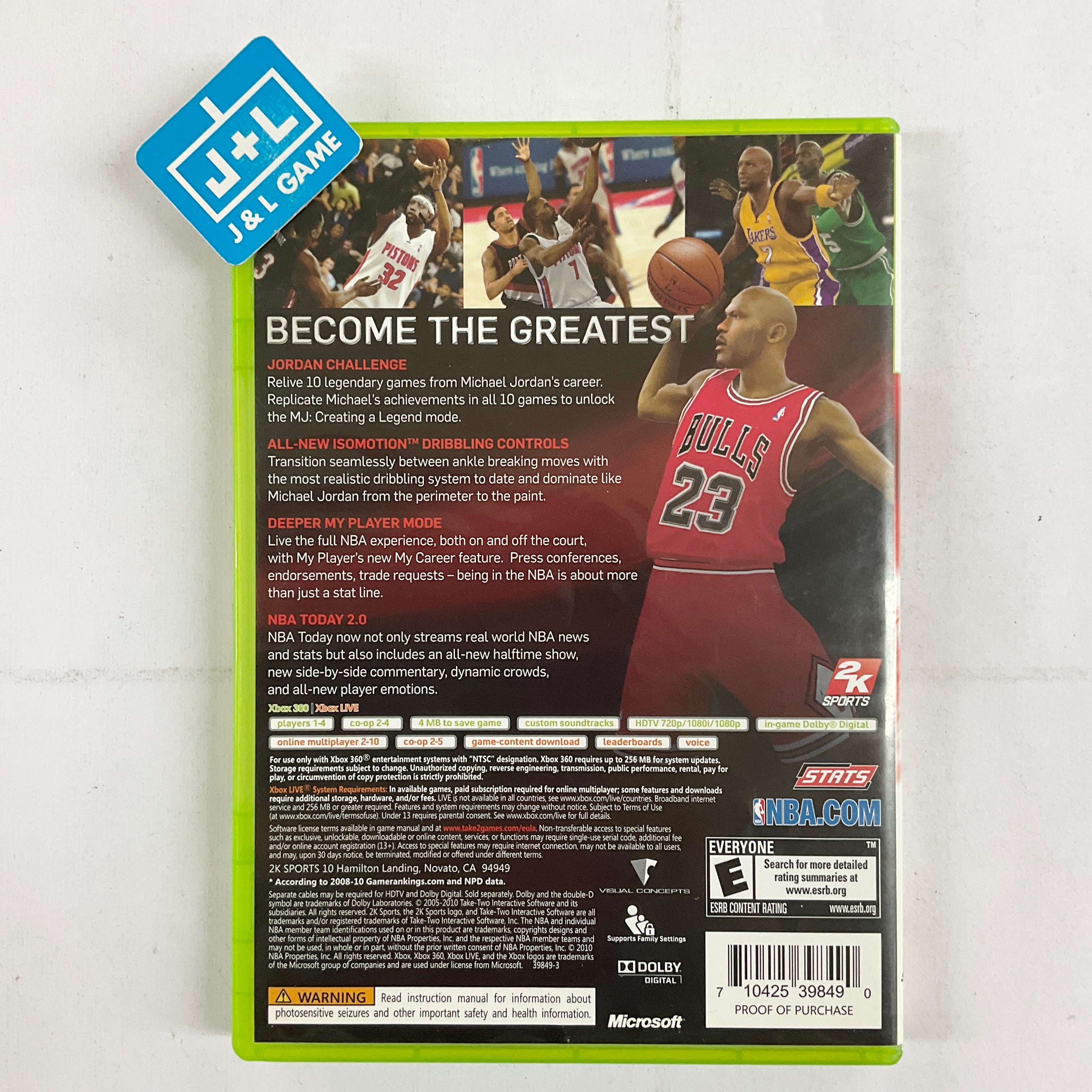 NBA 2K11 - Xbox 360 [Pre-Owned] Video Games 2K Sports   