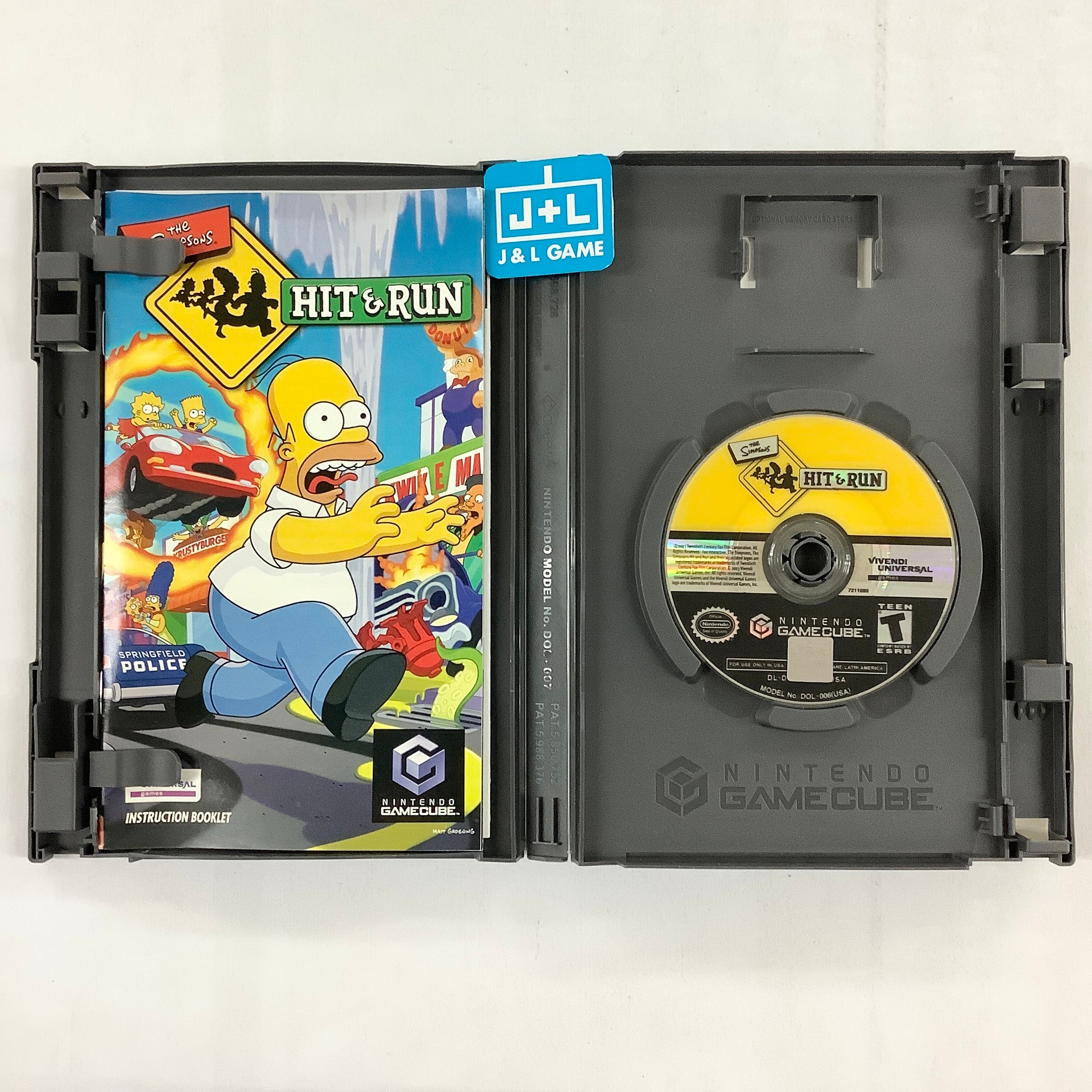 The Simpsons Hit & Run (Player's Choice) - (GC) GameCube [Pre-Owned] Video Games Nintendo   