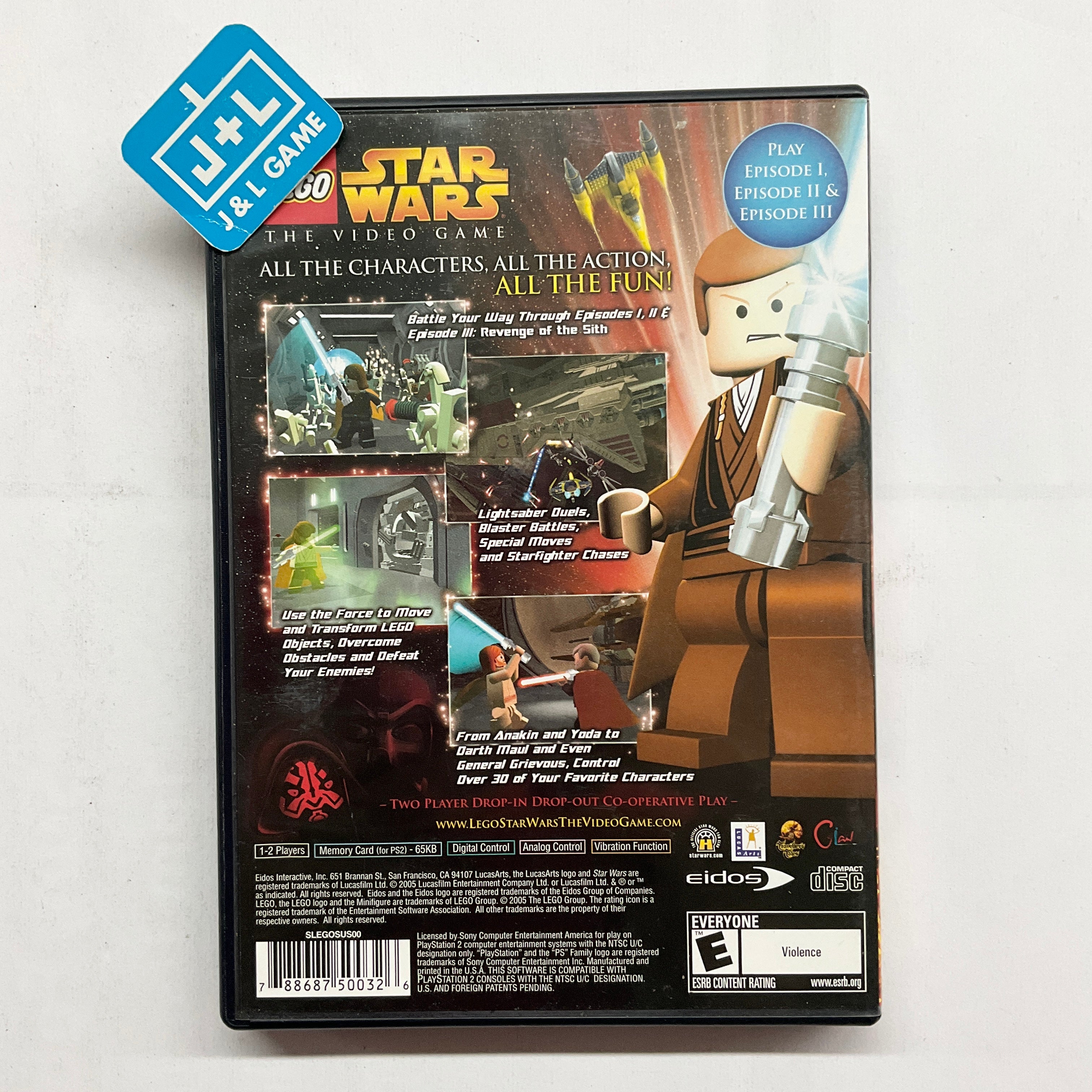 LEGO Star Wars The Video Game - (PS2) PlayStation 2 [Pre-Owned] Video Games Eidos Interactive   