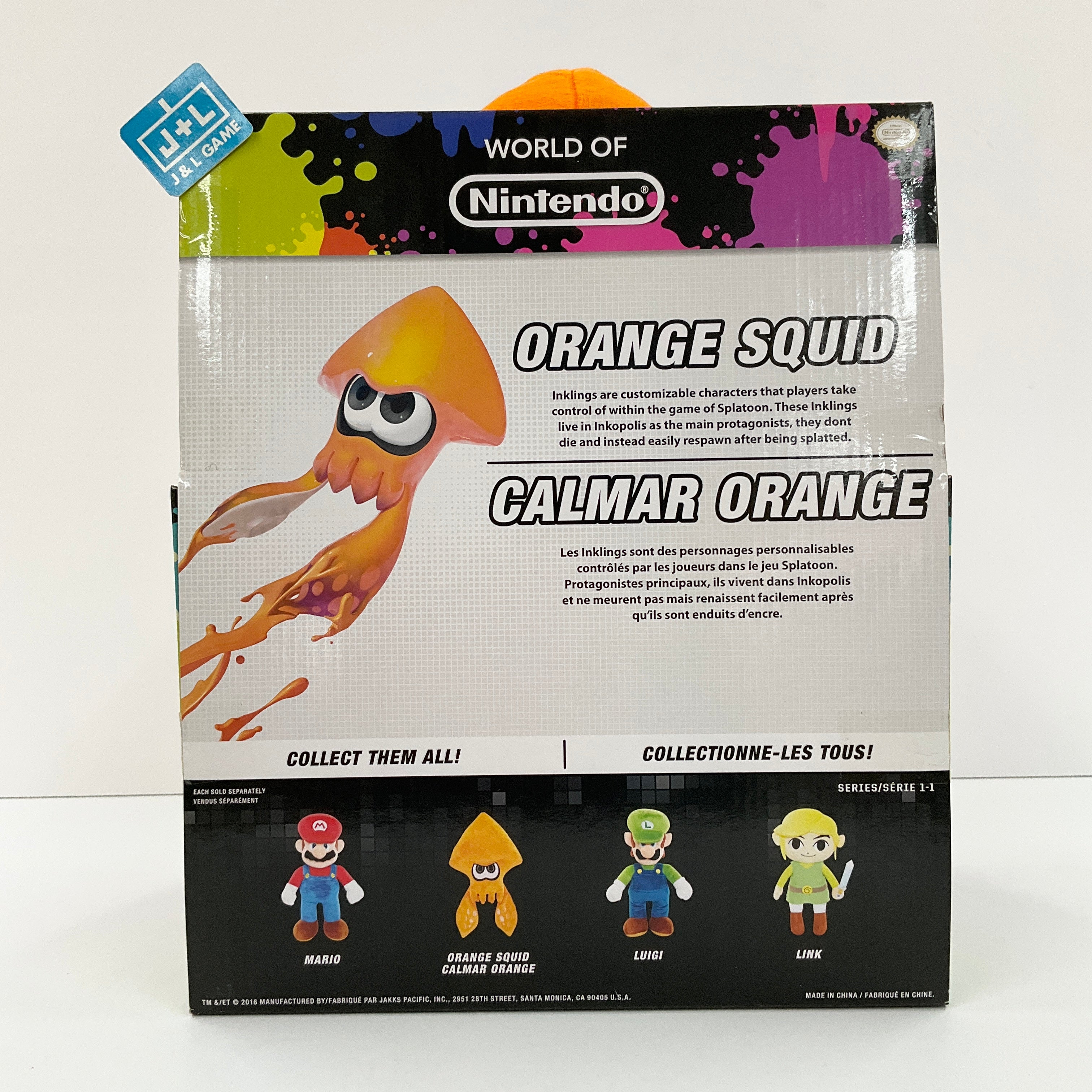 World of Nintendo Jumbo Plush Orange Splatoon Squid - Toys Toy World of Nintendo   