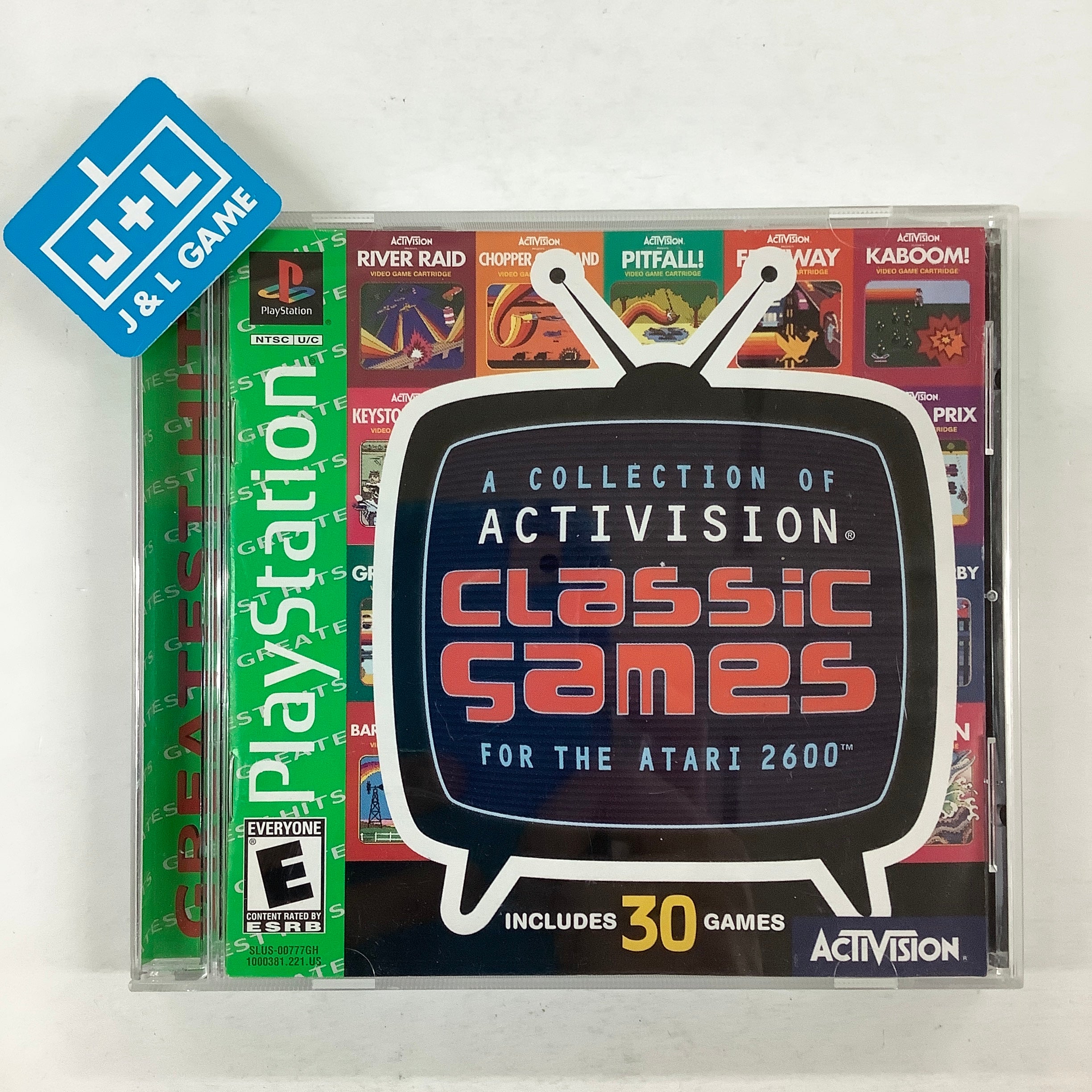 A Collection of Activision Classic Games for the Atari 2600 (Greatest Hits) - (PS1) PlayStation 1 [Pre-Owned] Video Games Activision   