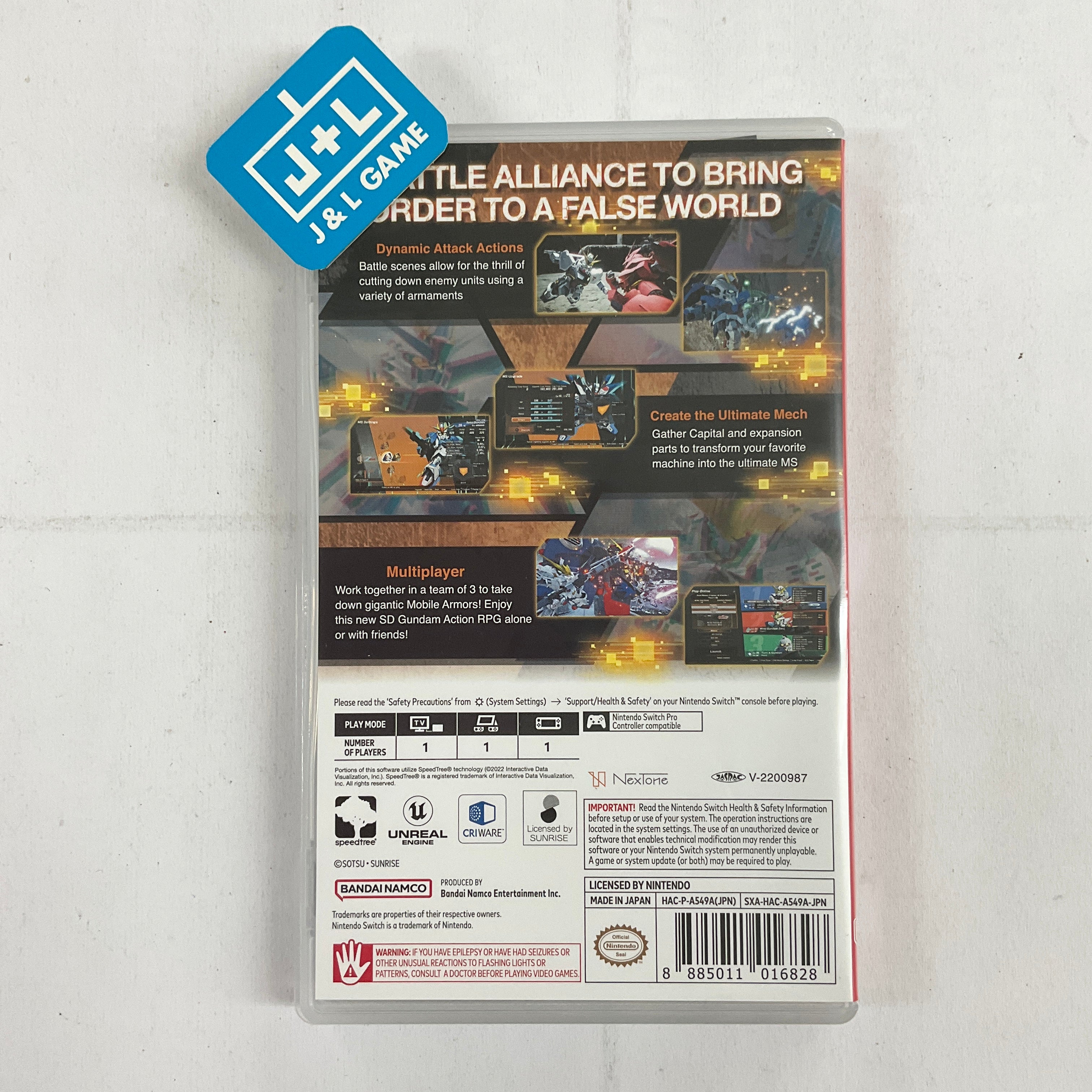 SD Gundam Battle Alliance - (NSW) Nintendo Switch [Pre-Owned] (Asia Import) Video Games Bandai Namco   
