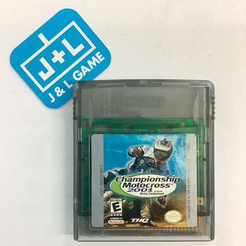 Championship Motocross 2001 Featuring Ricky Carmichael - (GBC) Game Boy Color [Pre-Owned] Video Games THQ   