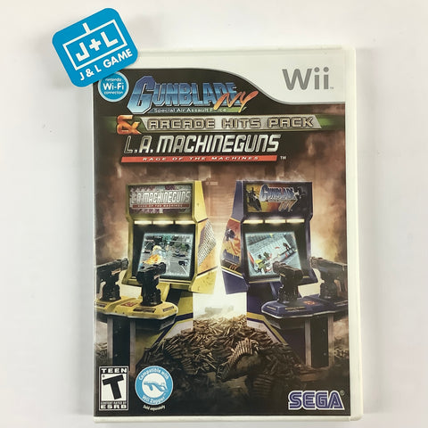 Gunblade NY & L.A. Machineguns Arcade Hits Pack - Nintendo Wii [Pre-Owned] Video Games Sega   