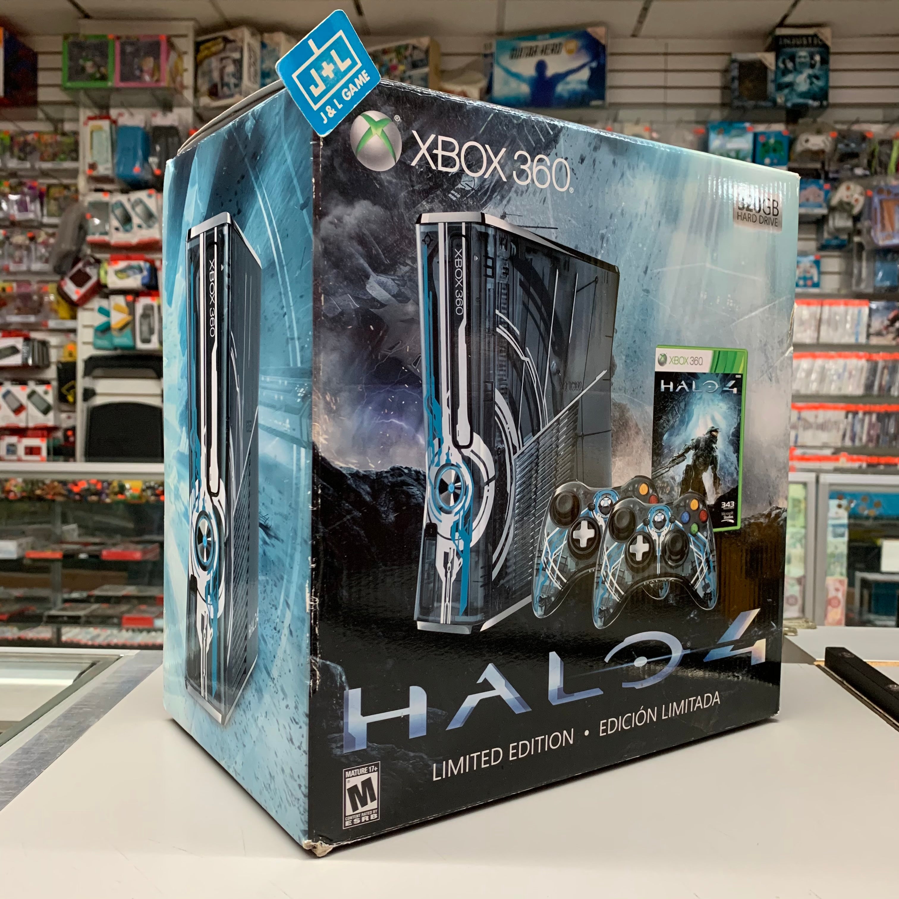 Microsoft Xbox 360 (Limited Edition Halo 4 Bundle) - Xbox 360 Consoles Microsoft   