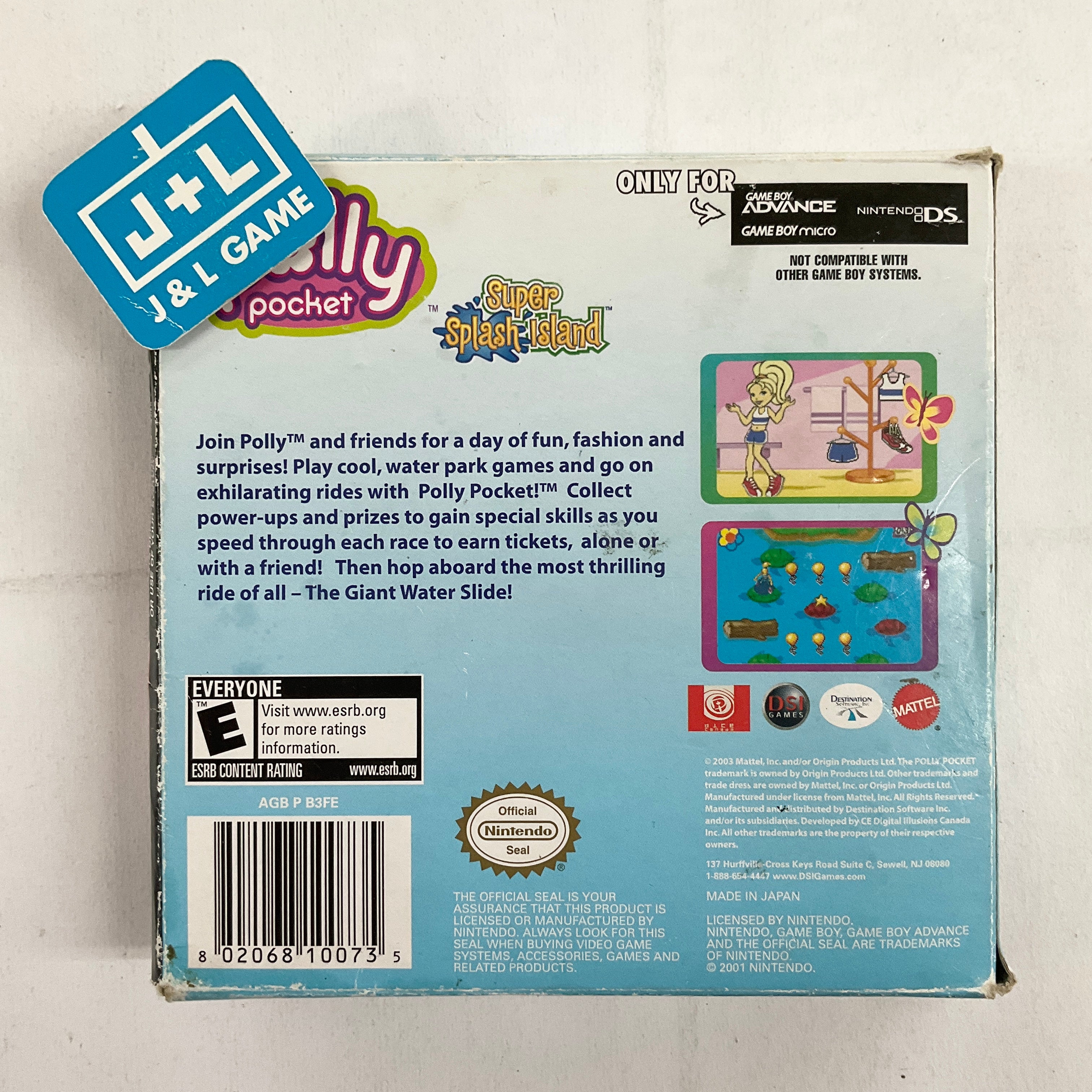 Polly Pocket: Super Splash Island - (GBA) Game Boy Advance [Pre-Owned] Video Games DSI Games   