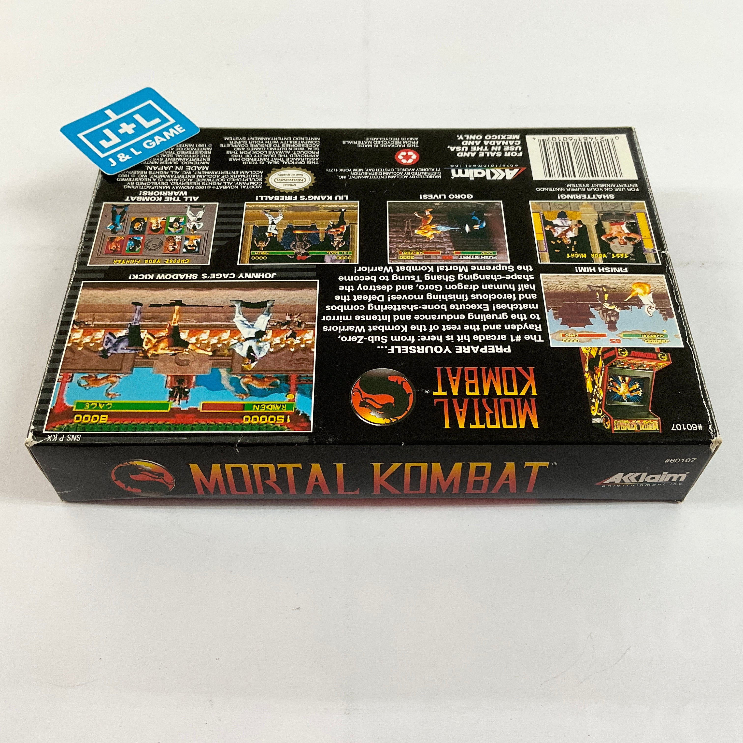 Mortal Kombat: Competition Edition - (SNES) Super Nintendo [Pre-Owned] Video Games Acclaim   