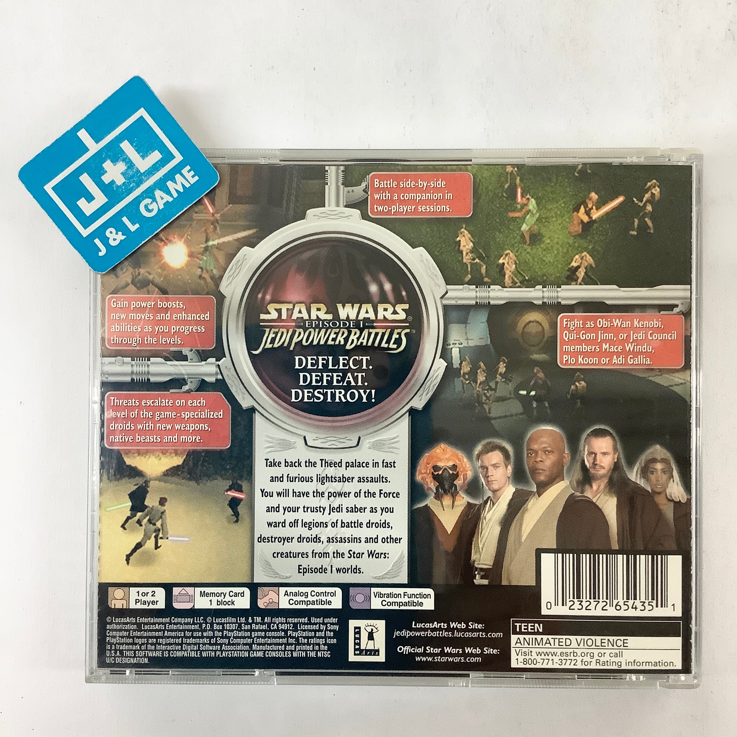 Star Wars Episode I: Jedi Power Battles - (PS1) PlayStation 1 [Pre-Owned] Video Games LucasArts   