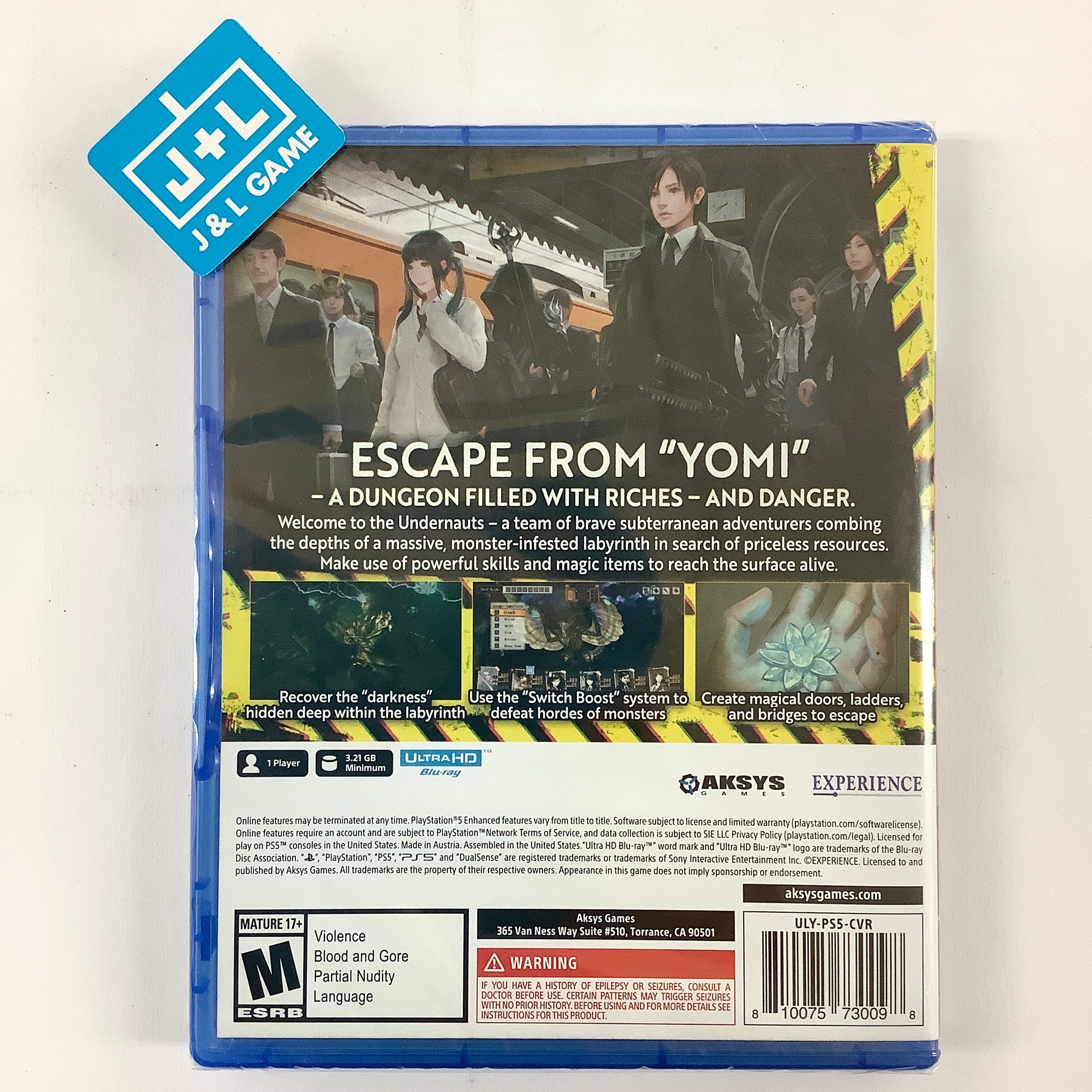 Undernauts: Labyrinth of Yomi - (PS5) PlayStation 5 Video Games Aksys   