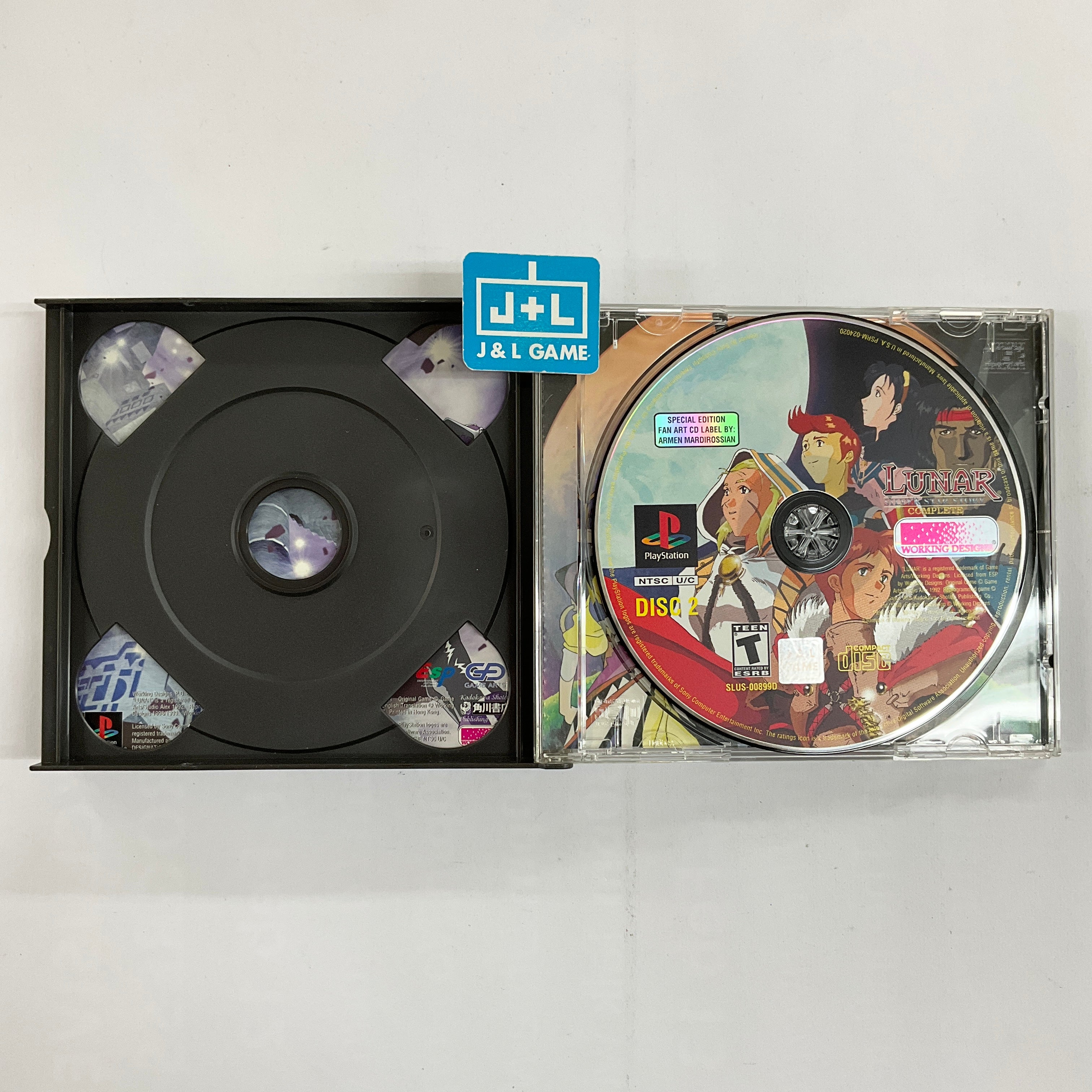 Lunar: Silver Star Story Complete (Fan Art Edition) - (PS1) PlayStation 1 [Pre-Owned] Video Games Working Designs   