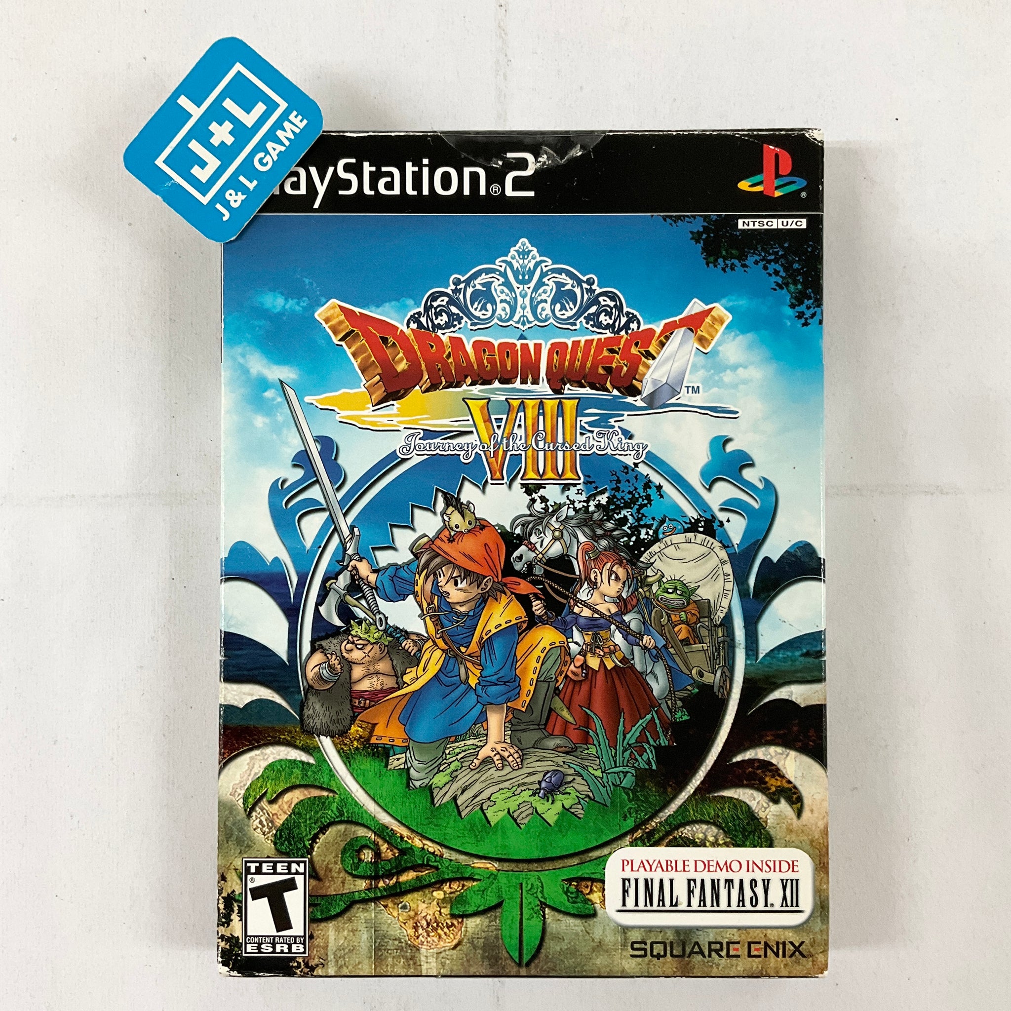 Dragon Quest VIII: Journey of the Cursed King (W/Book) - (PS2) Playstation 2 [Pre-Owned] Video Games Square Enix   