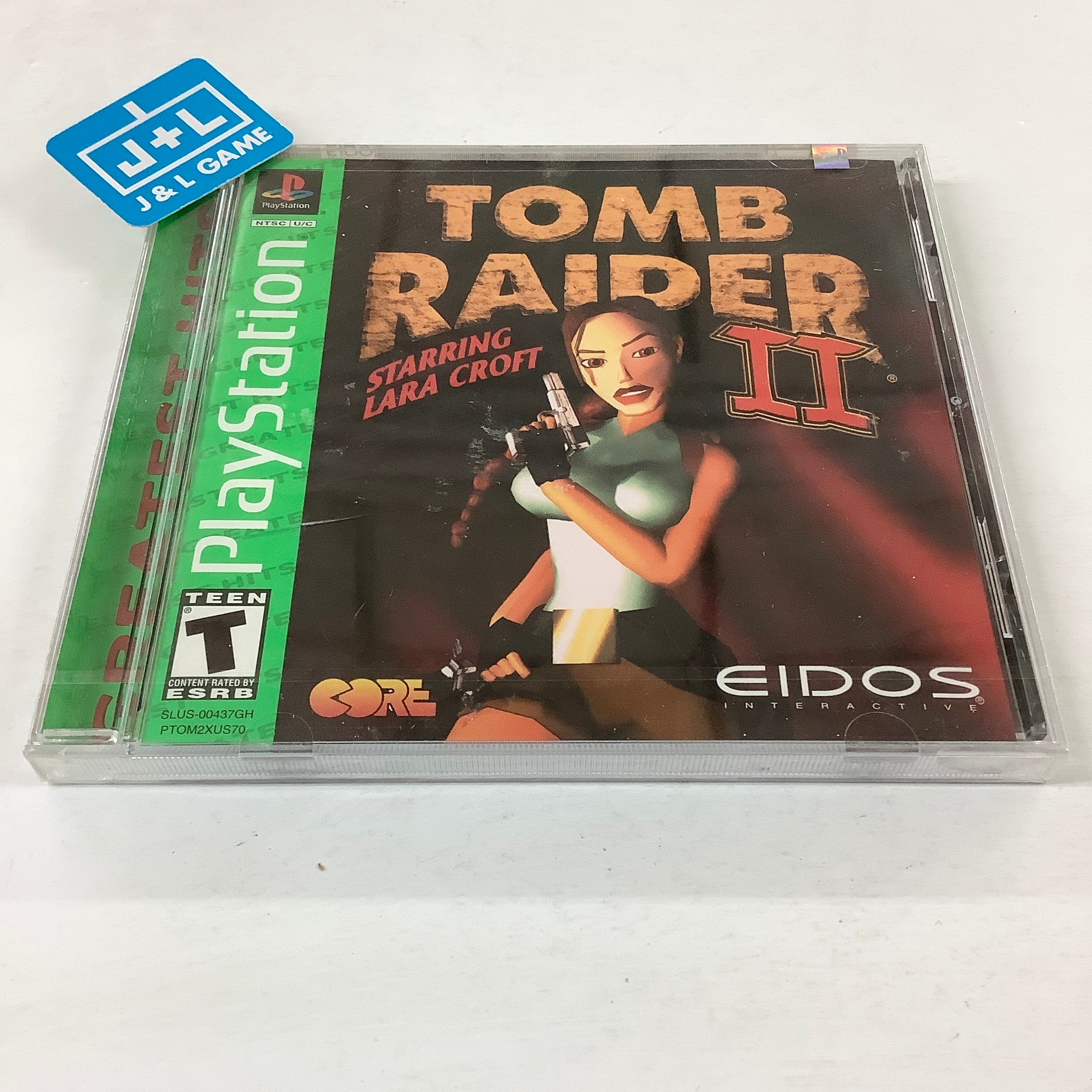 Tomb Raider II (Greatest Hits) - (PS1) PlayStation 1 Video Games Eidos Interactive   
