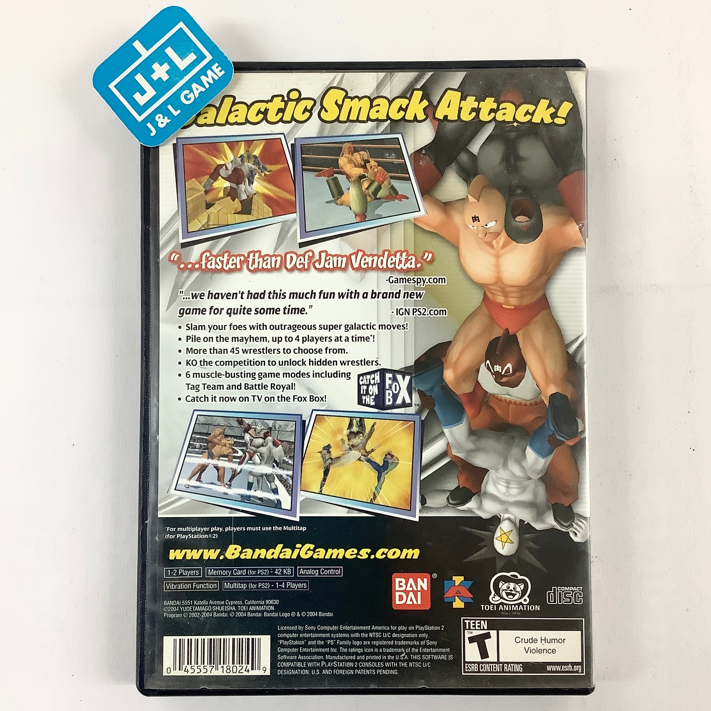 Galactic Wrestling: Featuring Ultimate Muscle - (PS2) PlayStation 2 [Pre-Owned] Video Games Bandai   