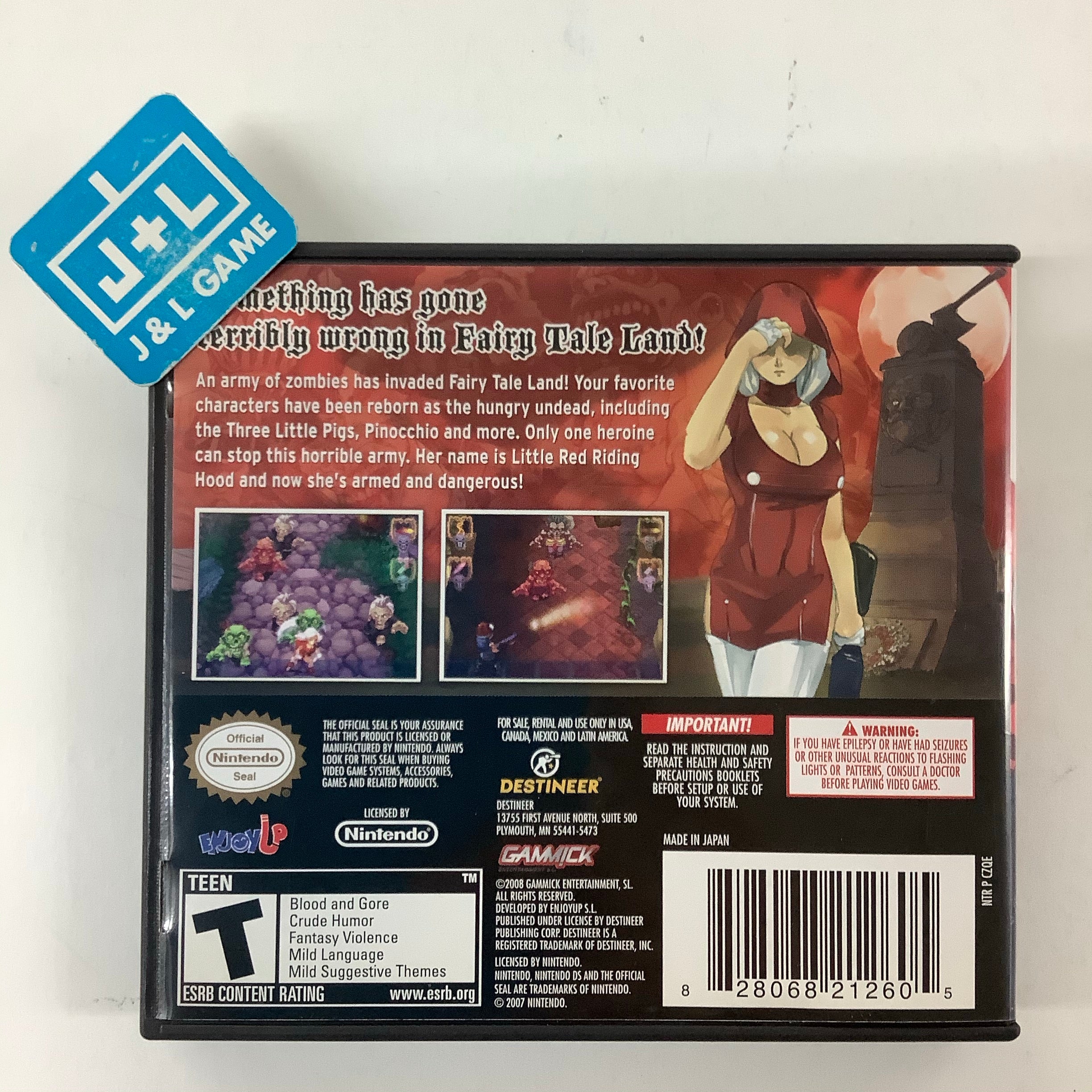 Little Red Riding Hood's Zombie BBQ - (NDS) Nintendo DS [Pre-Owned] Video Games Destineer   