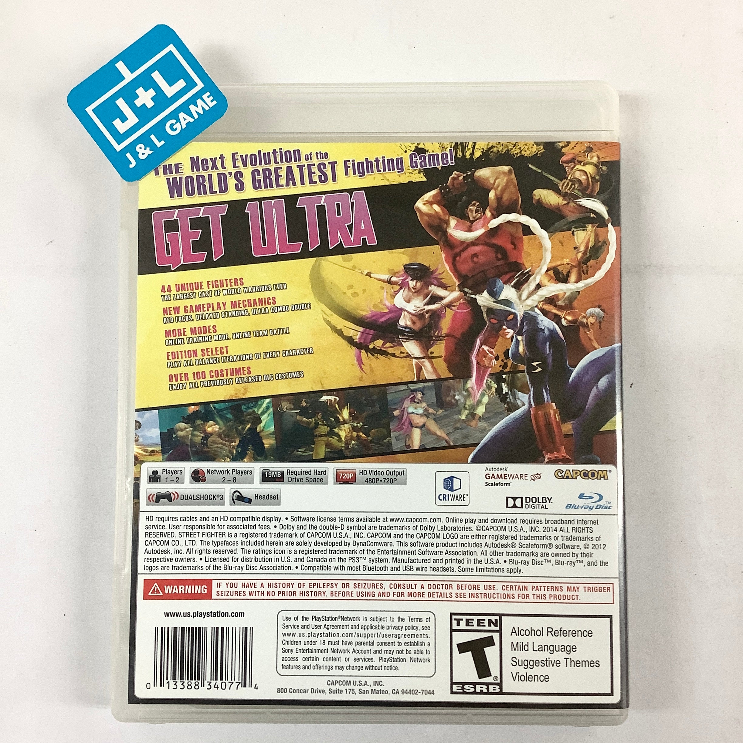 Ultra Street Fighter IV - (PS3) PlayStation 3 [Pre-Owned] Video Games Capcom   
