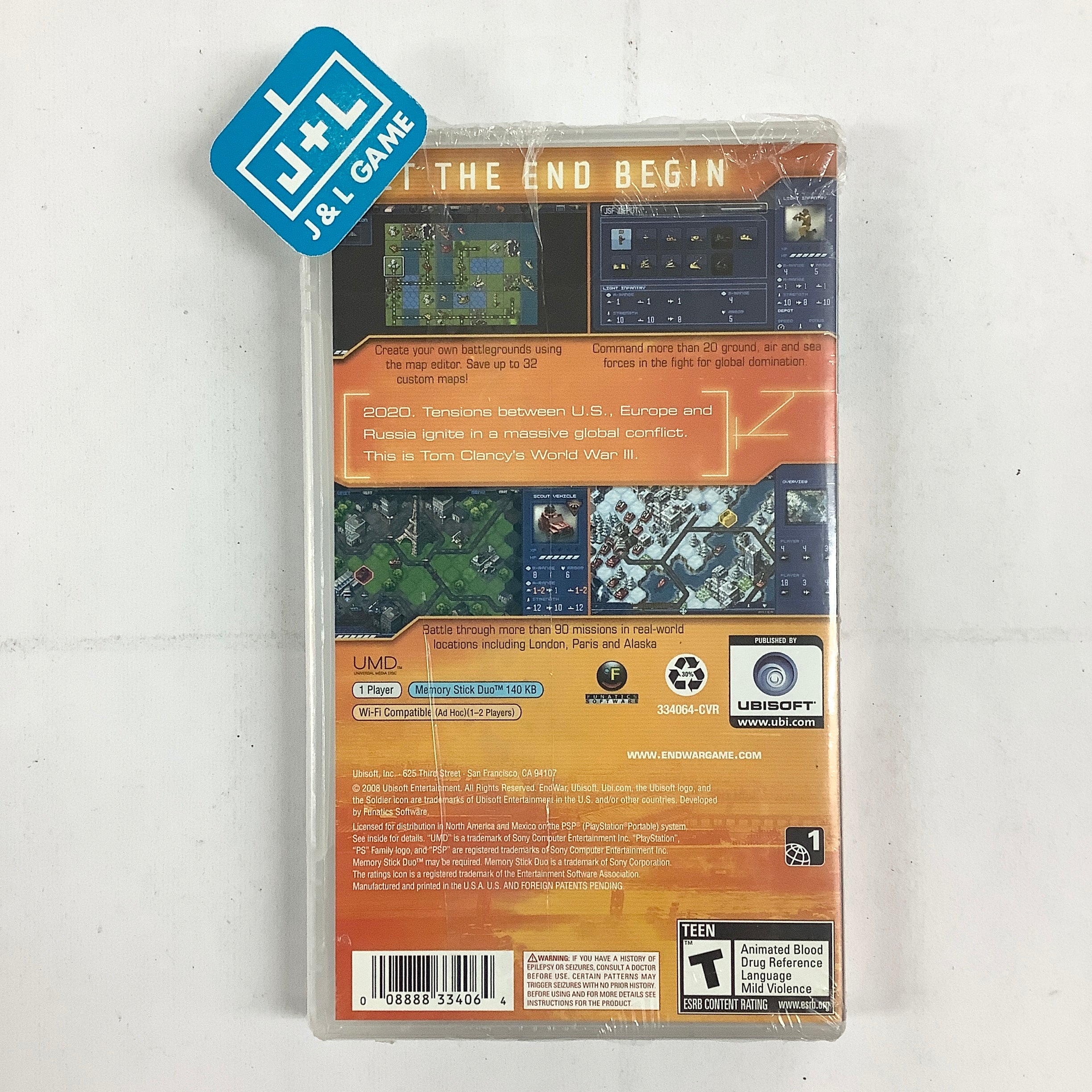 Tom Clancy's EndWar - Sony PSP | J&L Game