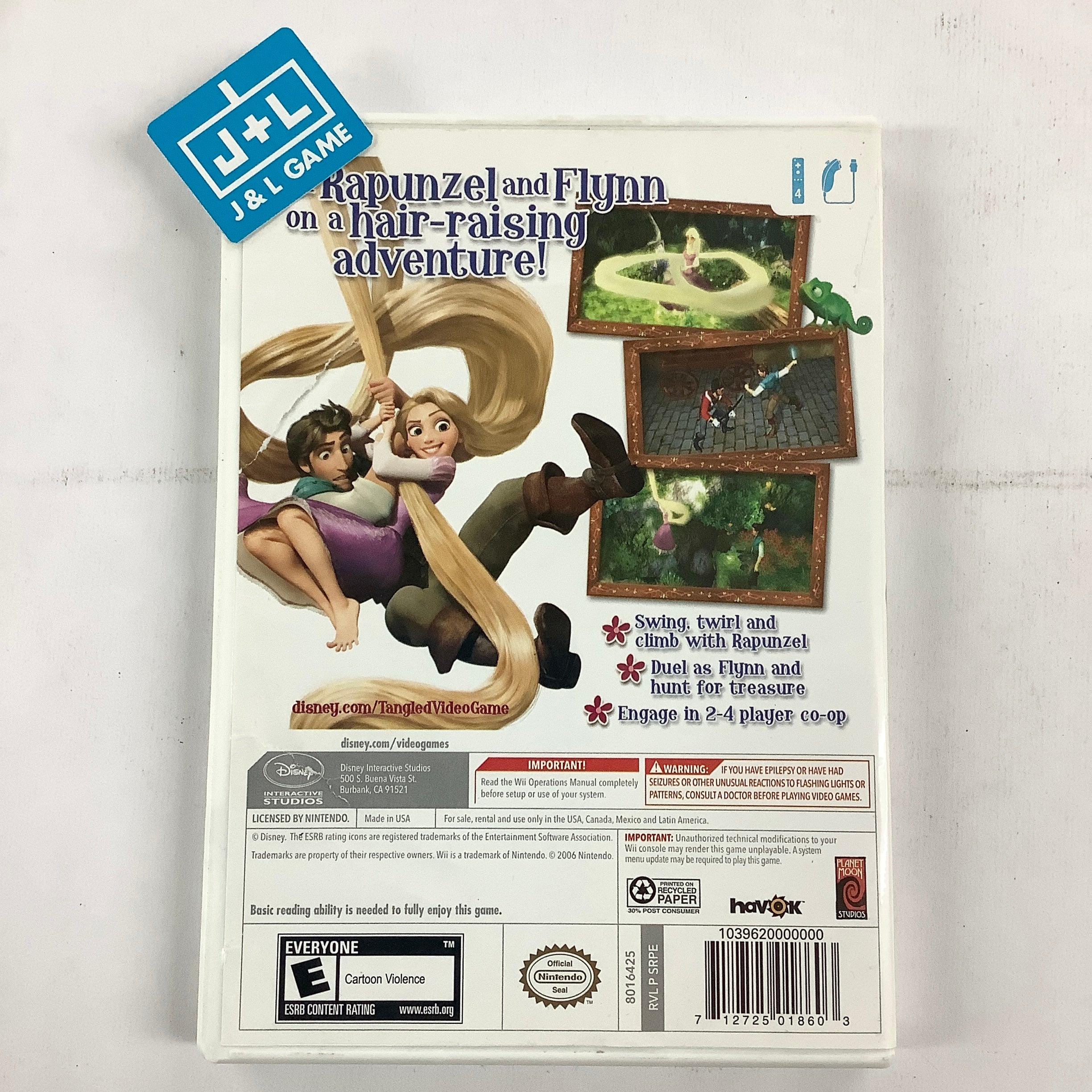 Tangled - Nintendo Wii [Pre-Owned] Video Games Disney Interactive Studios   