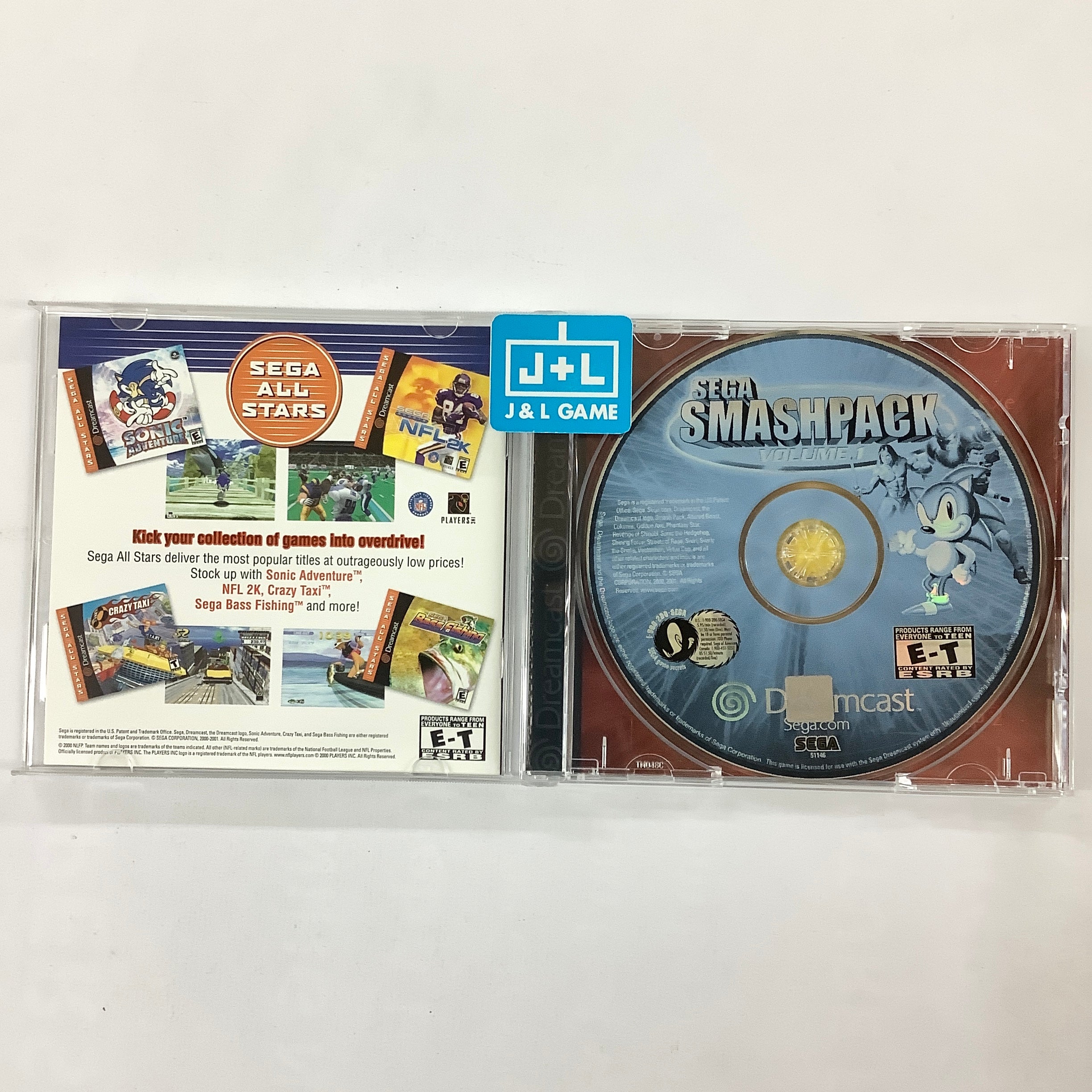 Sega Smash Pack Volume 1 - (DC) SEGA Dreamcast [Pre-Owned] Video Games Sega   