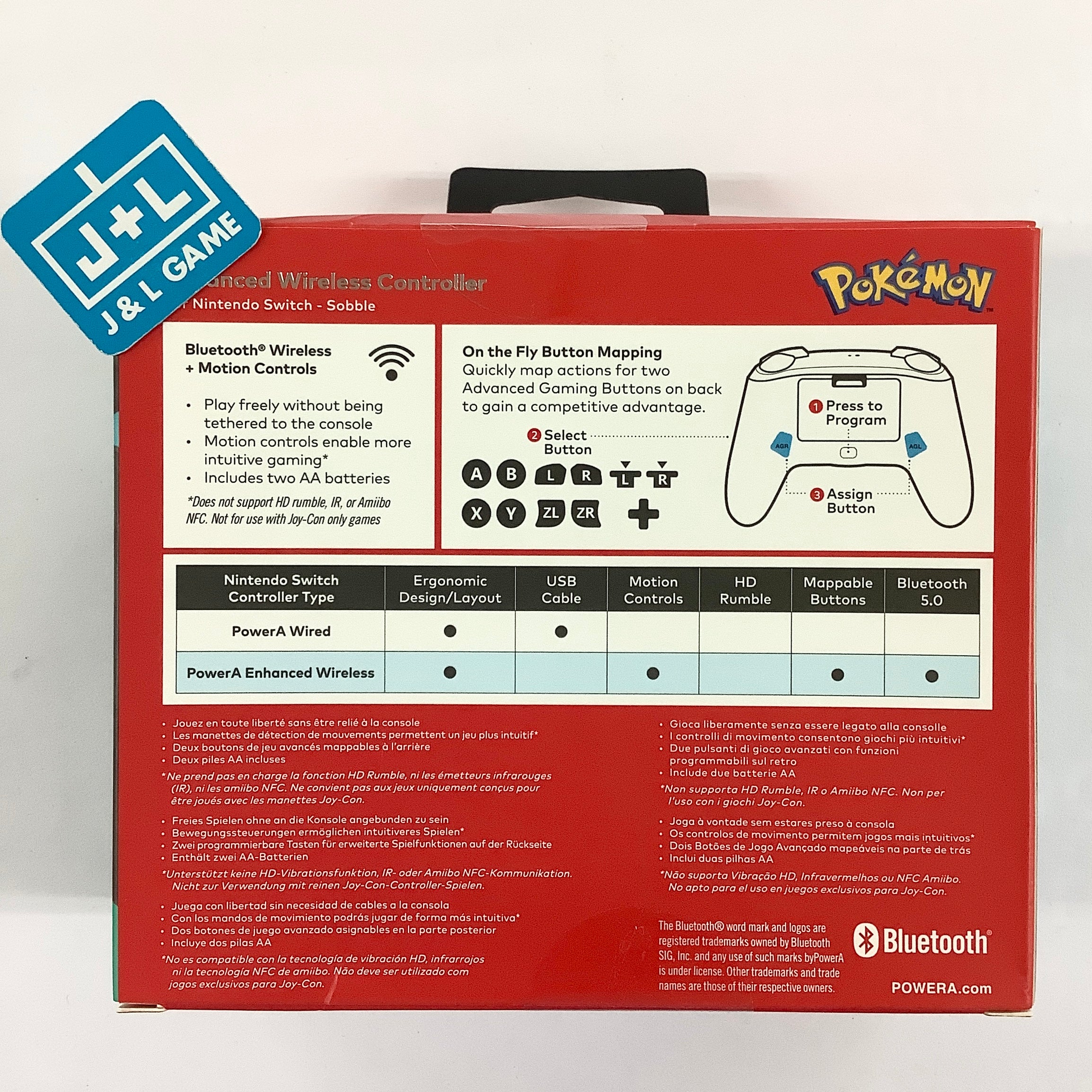 PowerA Enhanced Wireless Controller (Sobble) - (NSW) Nintendo Switch Accessories PowerA   