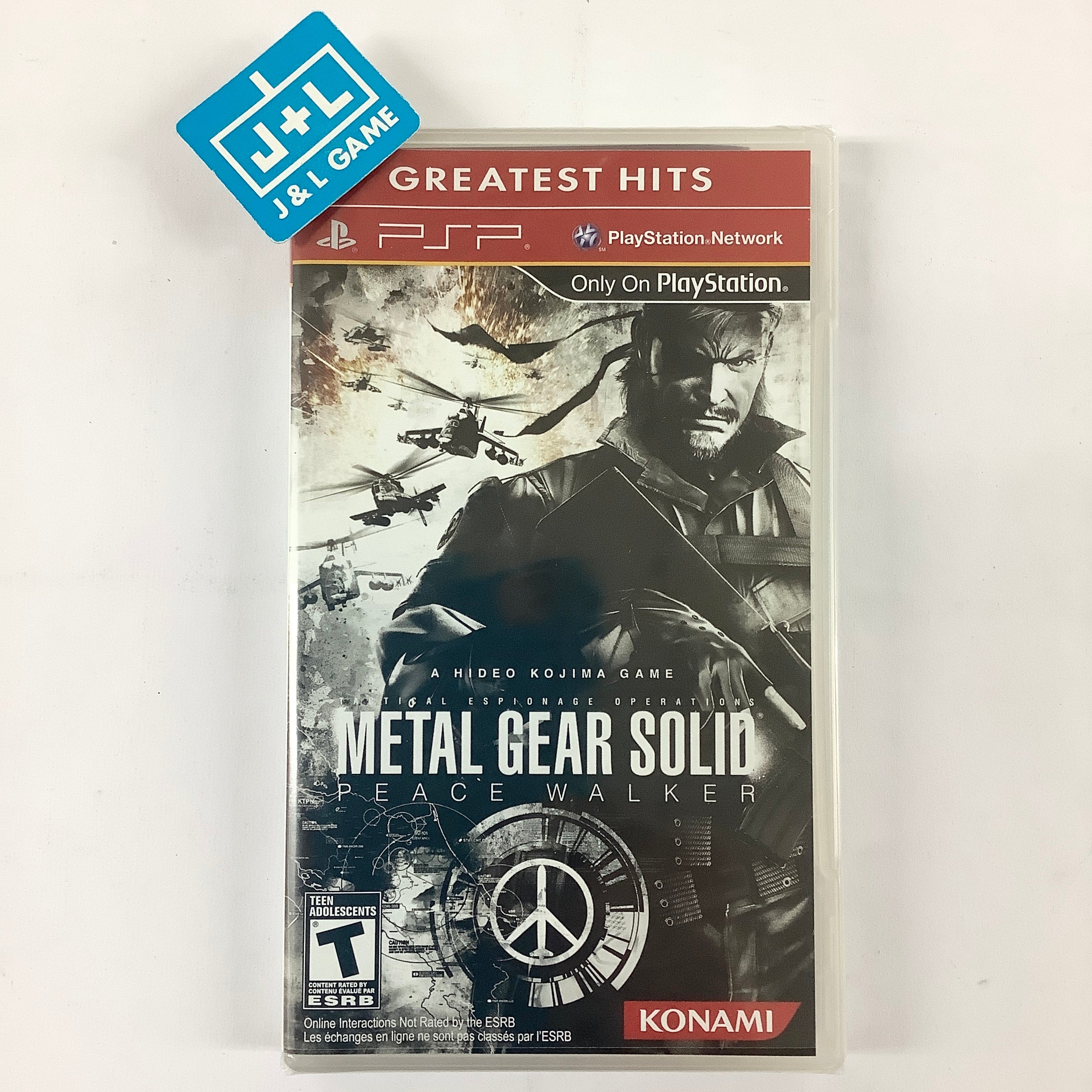 Metal Gear Solid: Peace Walker (Greatest Hits) - SONY PSP Video Games Konami   