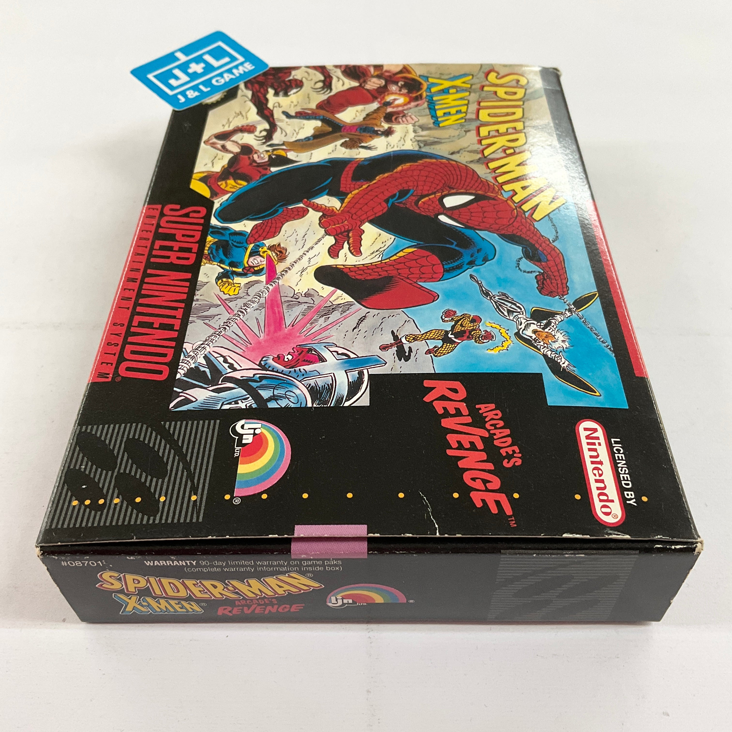 Spider-Man / X-Men: Arcade's Revenge - (SNES) Super Nintendo [Pre-Owned] Video Games LJN Ltd.   