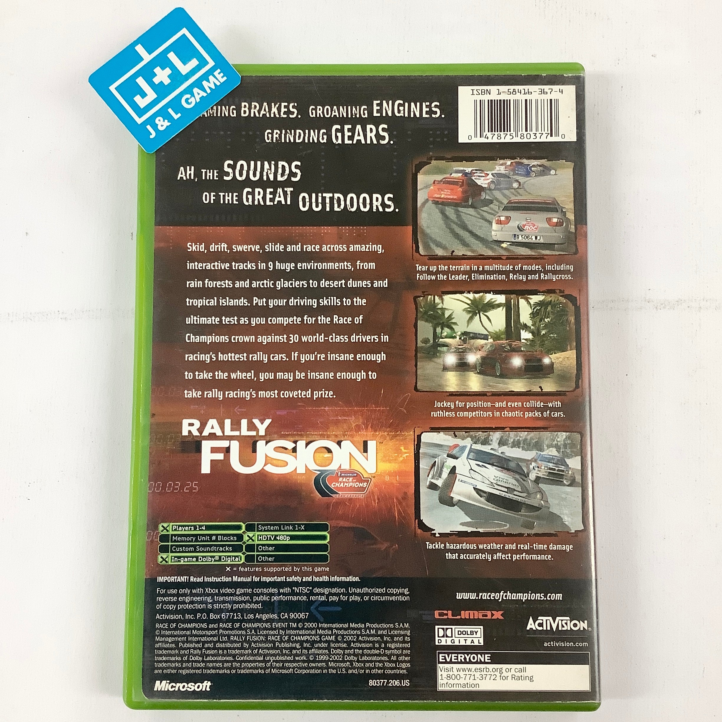 Rally Fusion: Race of Champions - (XB) Xbox [Pre-Owned] Video Games Activision   