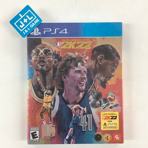 NBA 2K22 75th Anniversary Edition - (PS4) PlayStation 4 Video Games 2K   