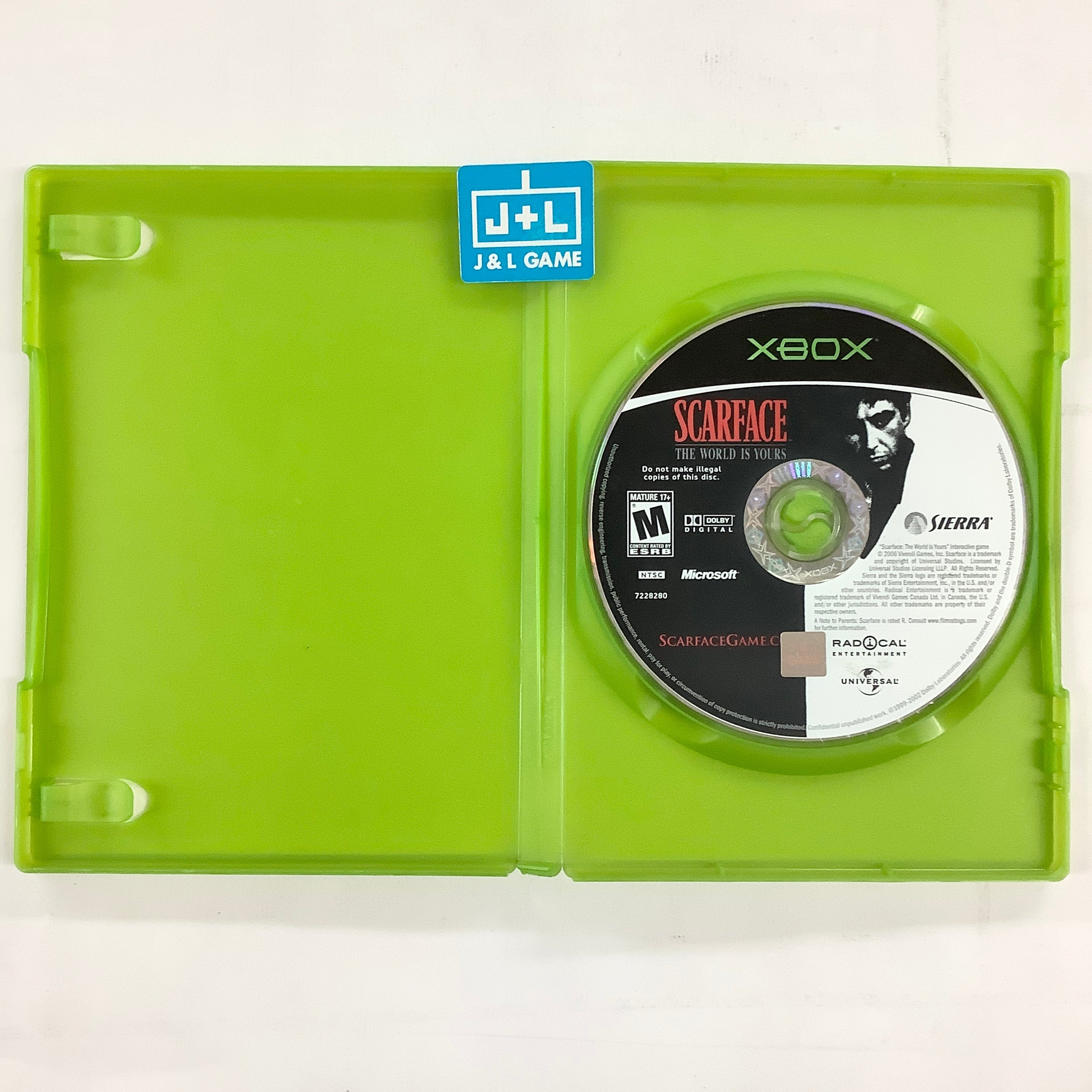 Scarface: The World Is Yours - (XB) Xbox [Pre-Owned] Video Games Vivendi Games   