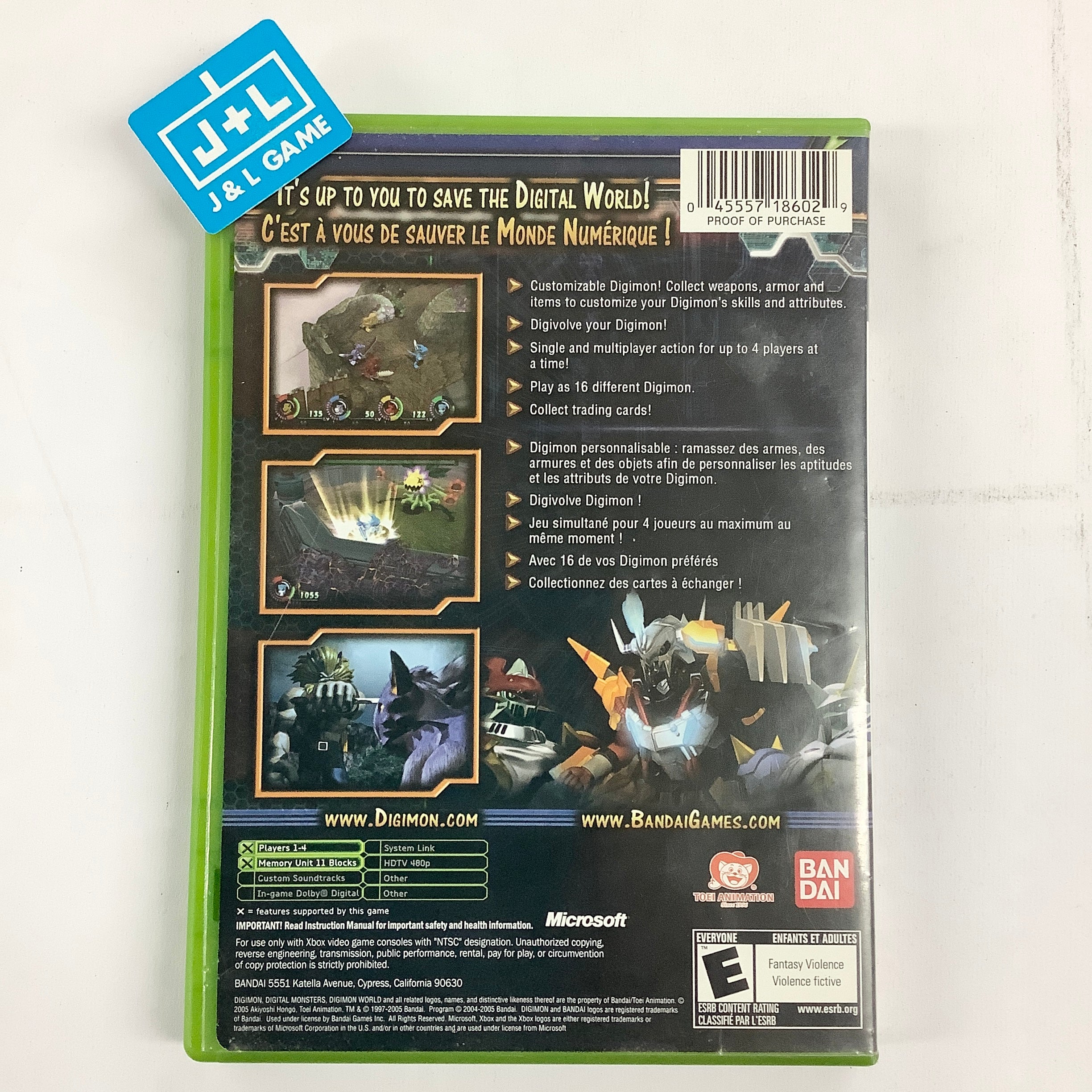 Digimon World 4 - (XB) Xbox [Pre-Owned] Video Games Bandai   