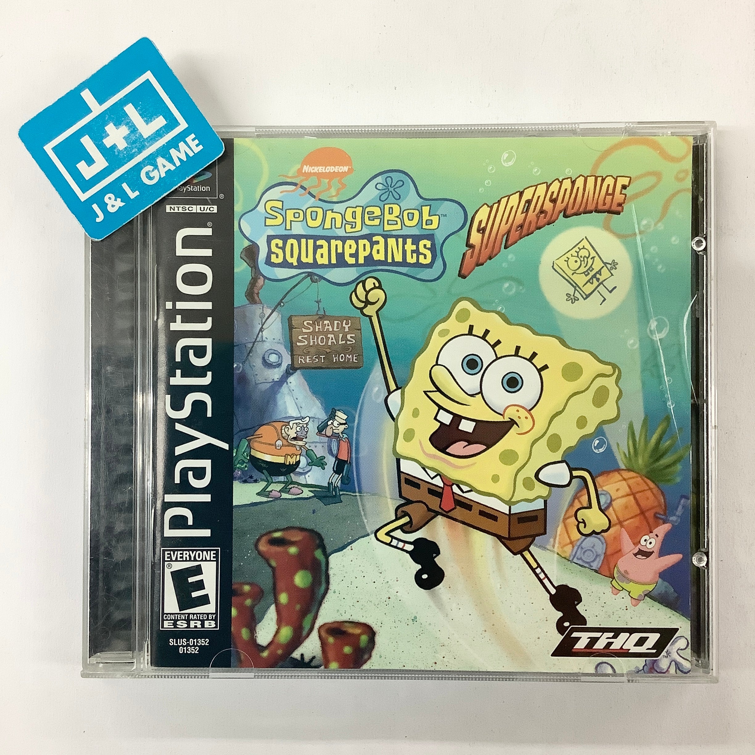 SpongeBob SquarePants: SuperSponge - (PS1) PlayStation 1 [Pre-Owned] Video Games THQ   