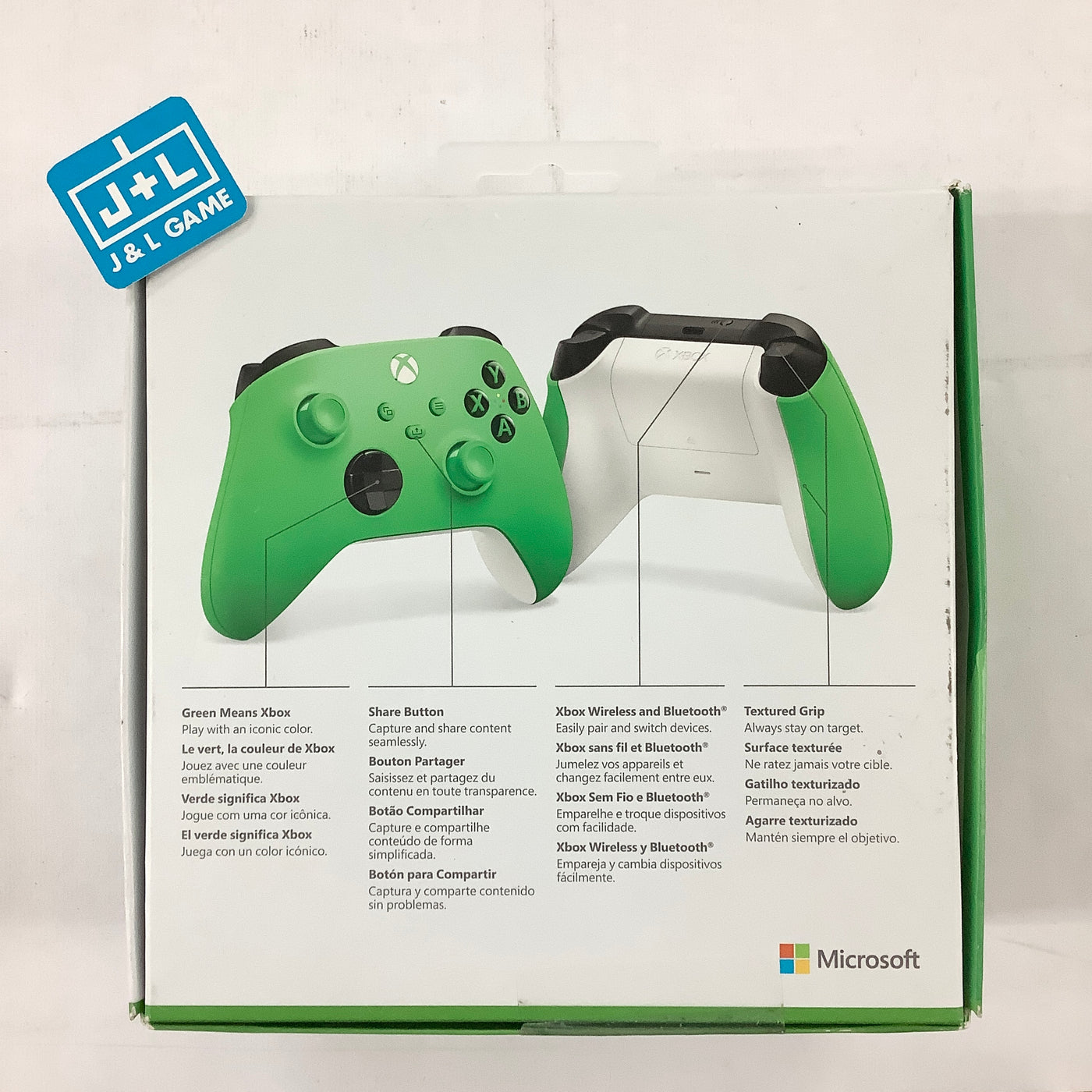 Microsoft Xbox Series X Wireless Controller (Velocity Green) - (XSX) X |  J&L Game